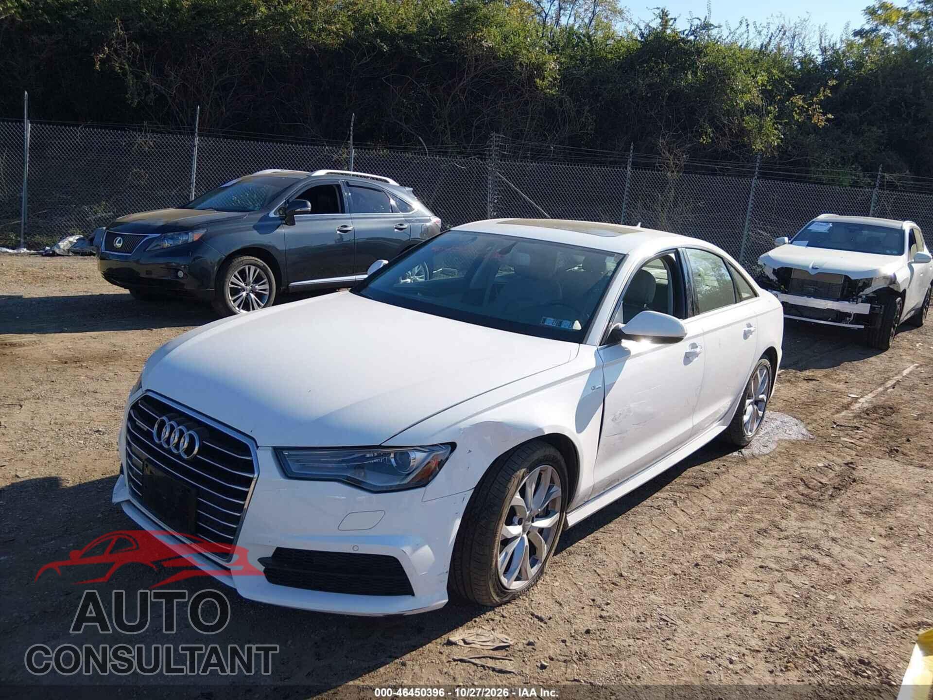AUDI A6 2017 - WAUG8BFC2HN102027