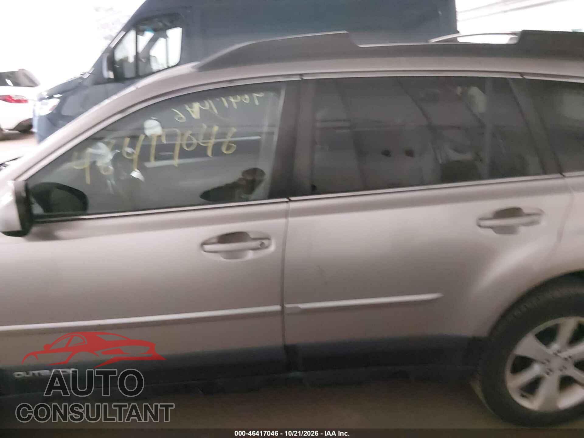 SUBARU OUTBACK 2014 - 4S4BRCCC4E3294039