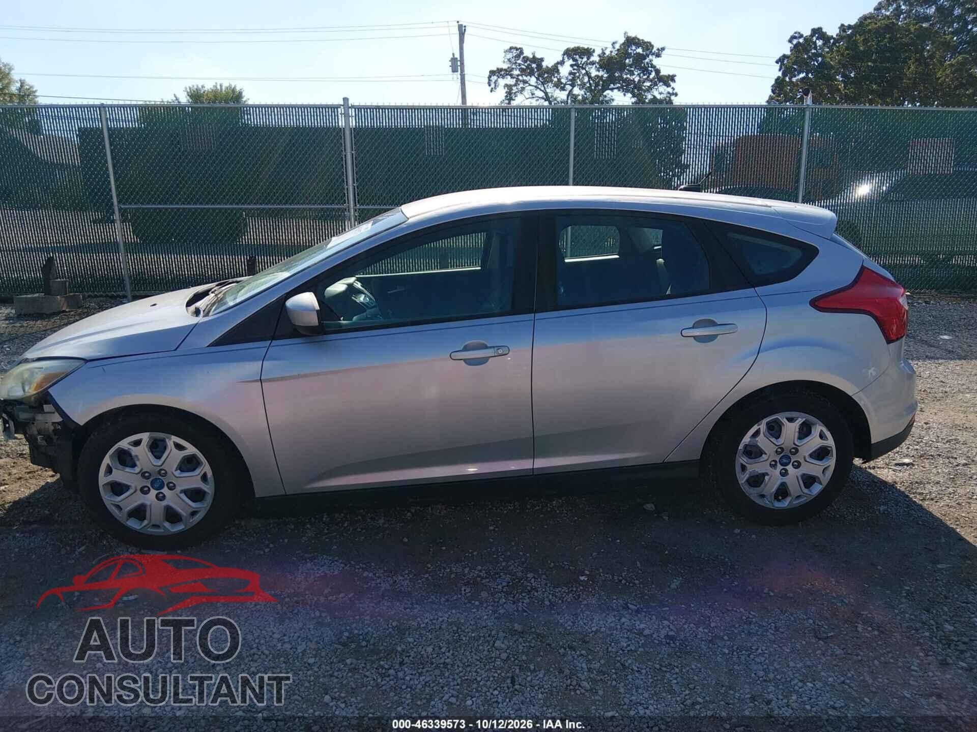 FORD FOCUS 2012 - 1FAHP3K20CL127919