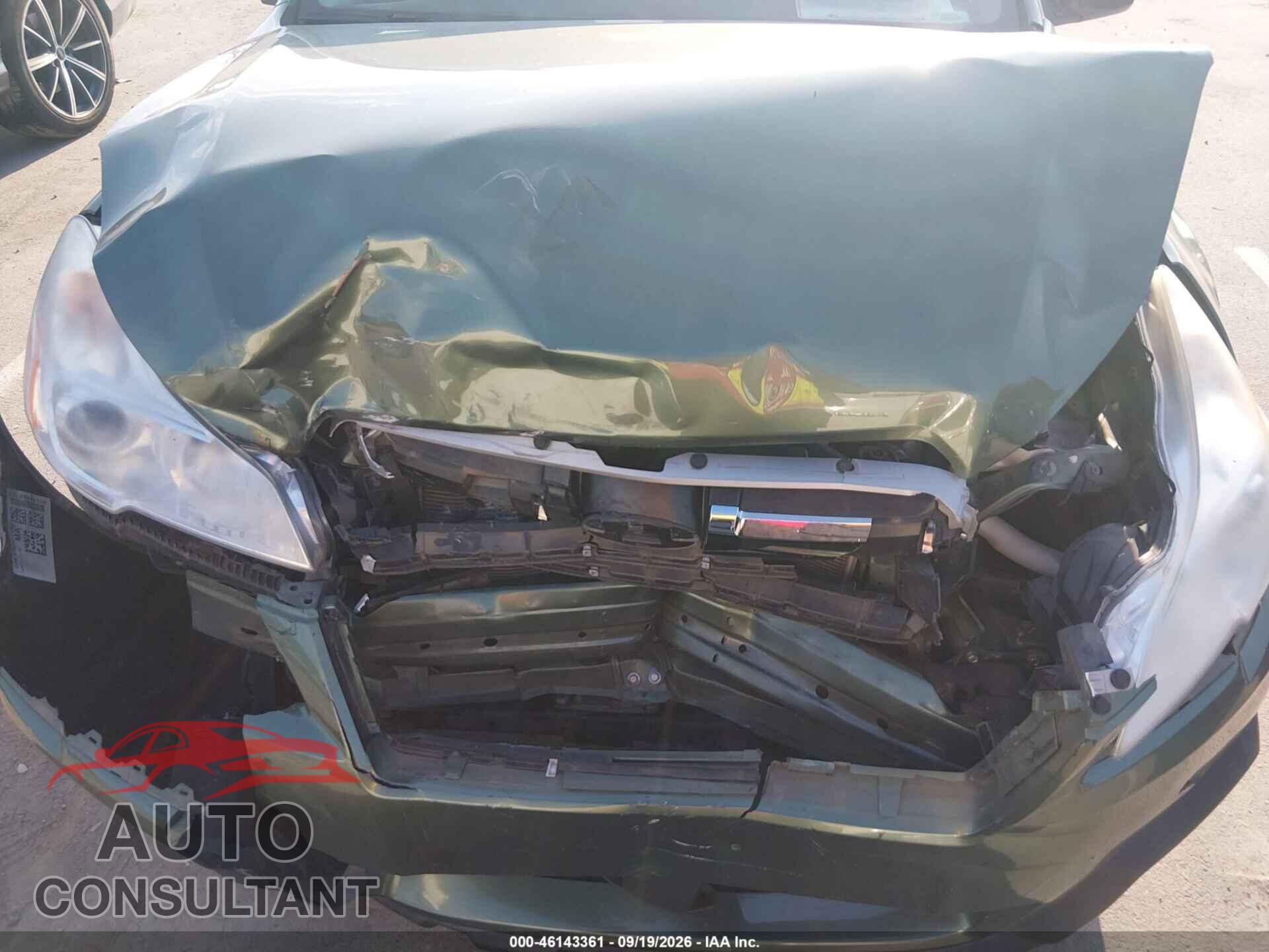 SUBARU OUTBACK 2014 - 4S4BRCDC4E3308519