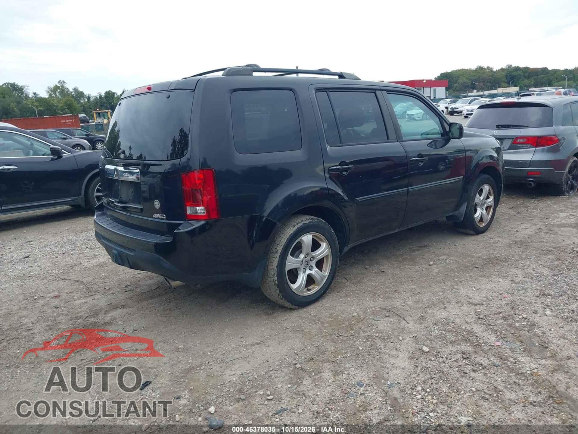 HONDA PILOT 2012 - 5FNYF4H5XCB007732