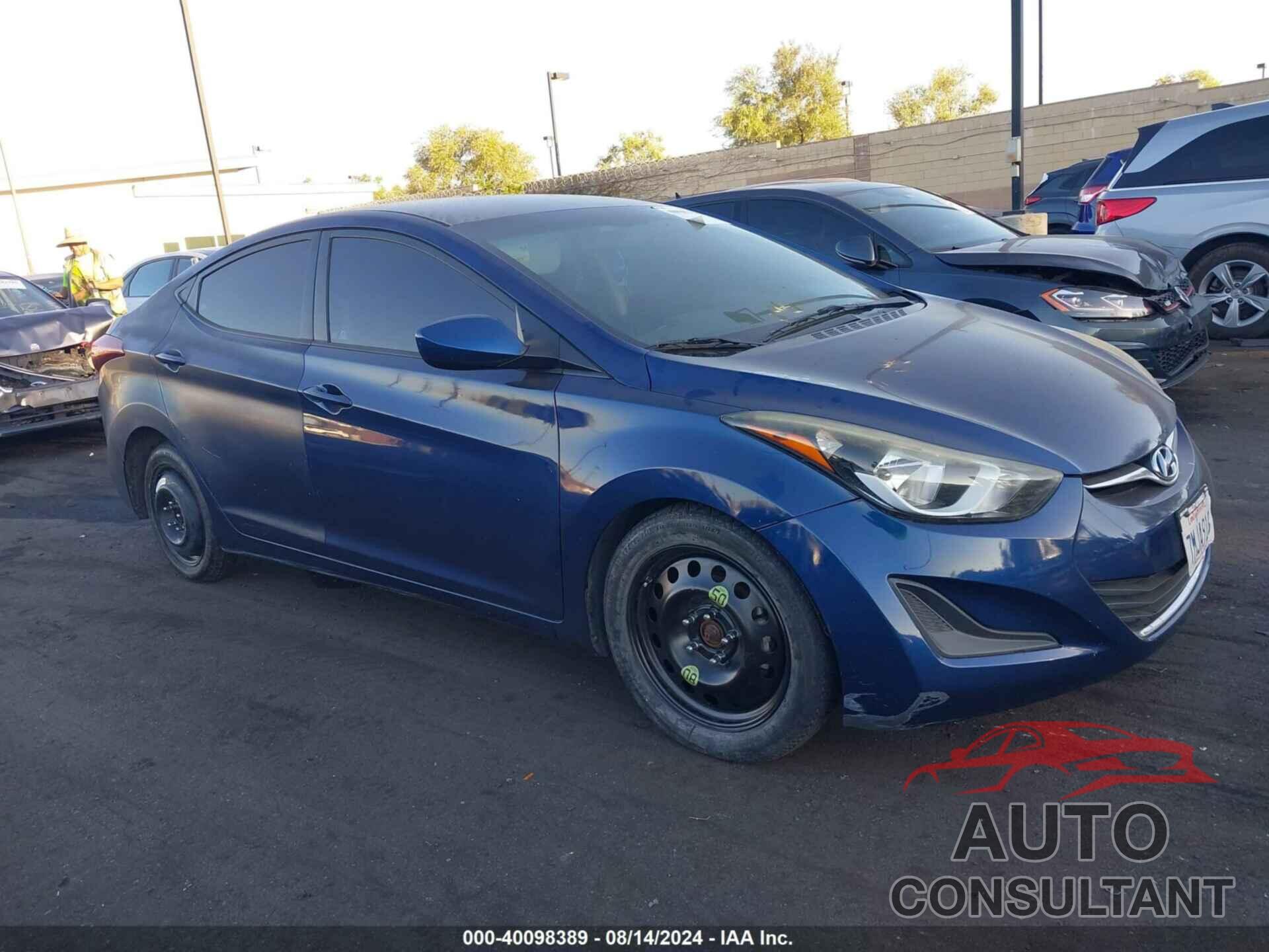 HYUNDAI ELANTRA 2016 - 5NPDH4AE2GH717296