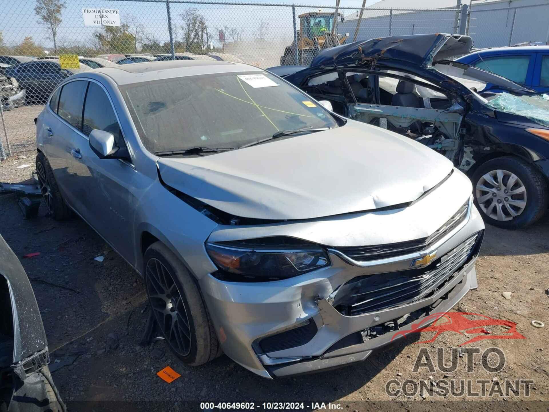 CHEVROLET MALIBU 2018 - 1G1ZE5SX9JF255043