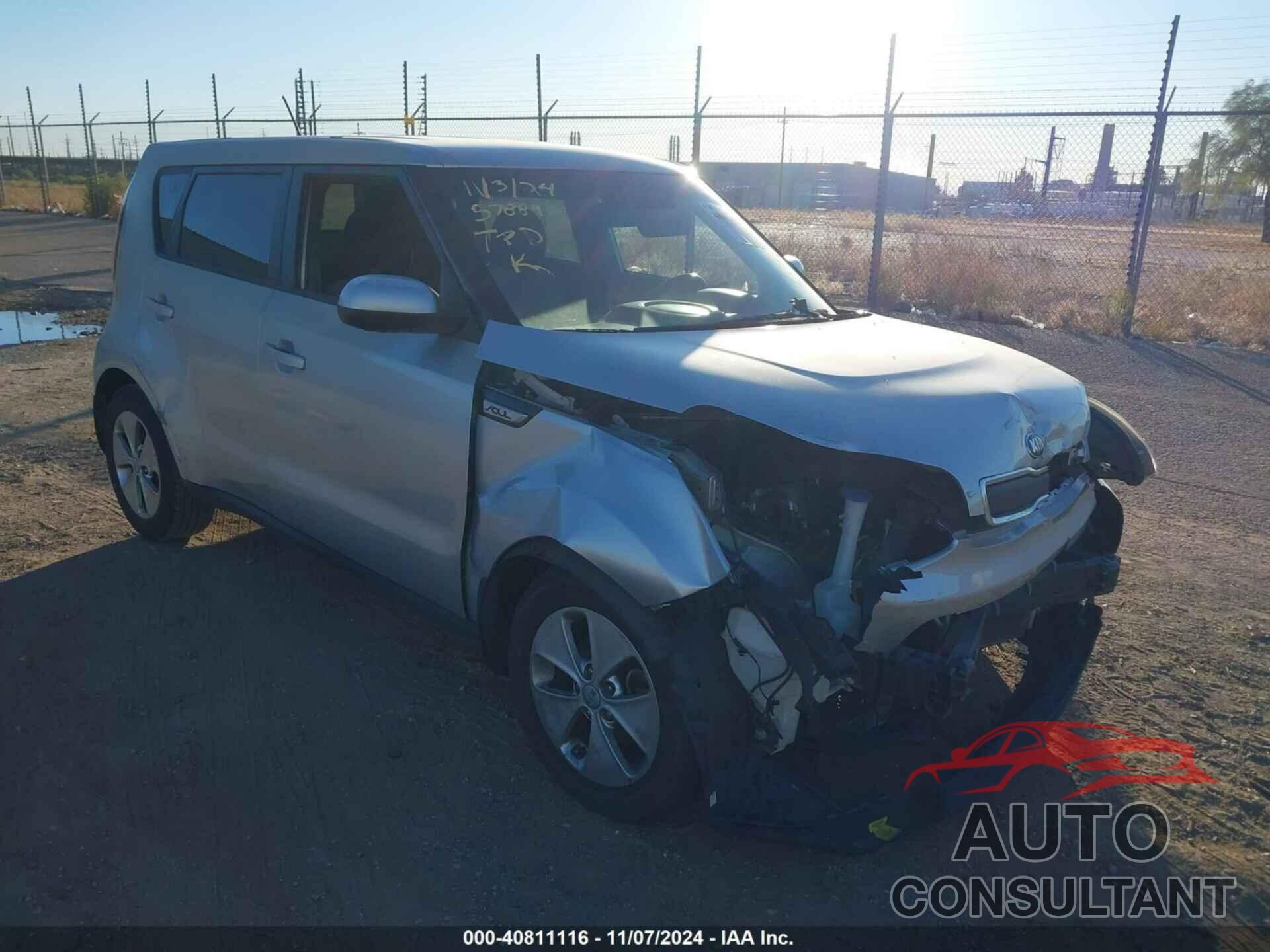 KIA SOUL 2016 - KNDJN2A25G7818455