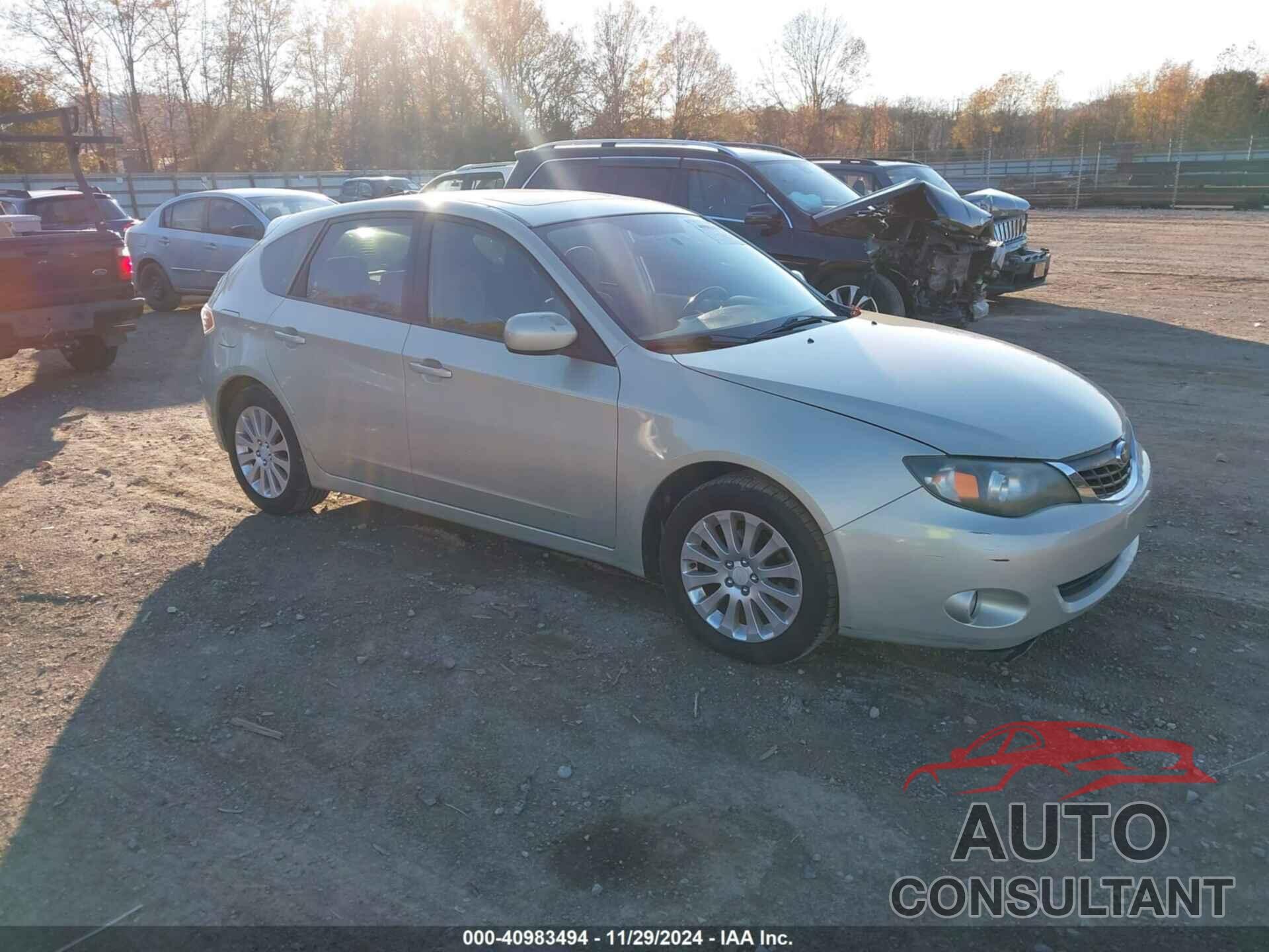 SUBARU IMPREZA 2009 - JF1GH60639G816922