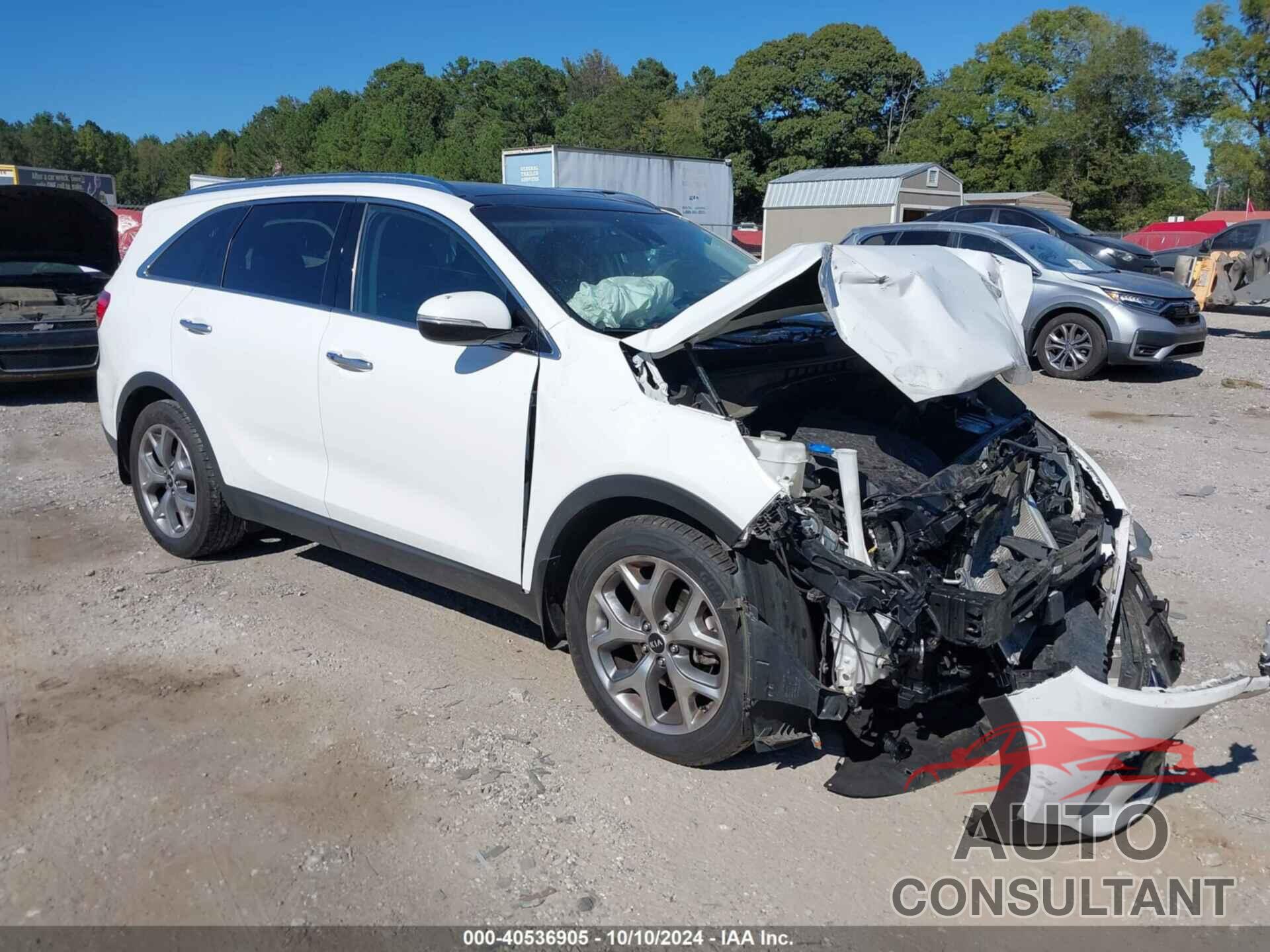 KIA SORENTO 2019 - 5XYPH4A51KG608101