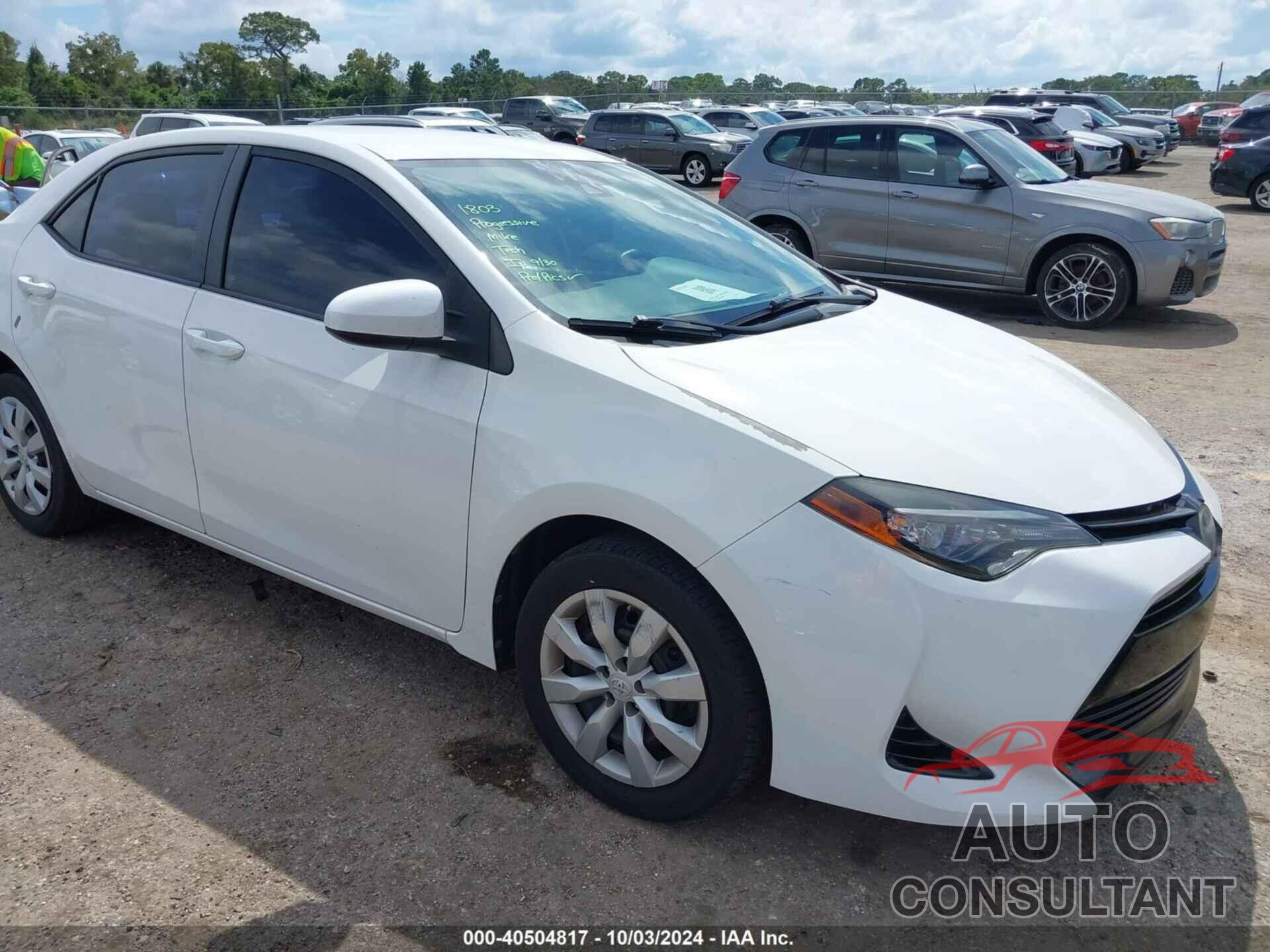 TOYOTA COROLLA 2017 - 5YFBURHE1HP598344