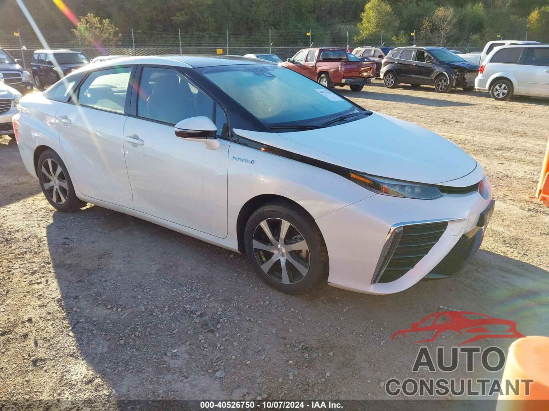 TOYOTA MIRAI 2019 - JTDBVRBD4KA007268