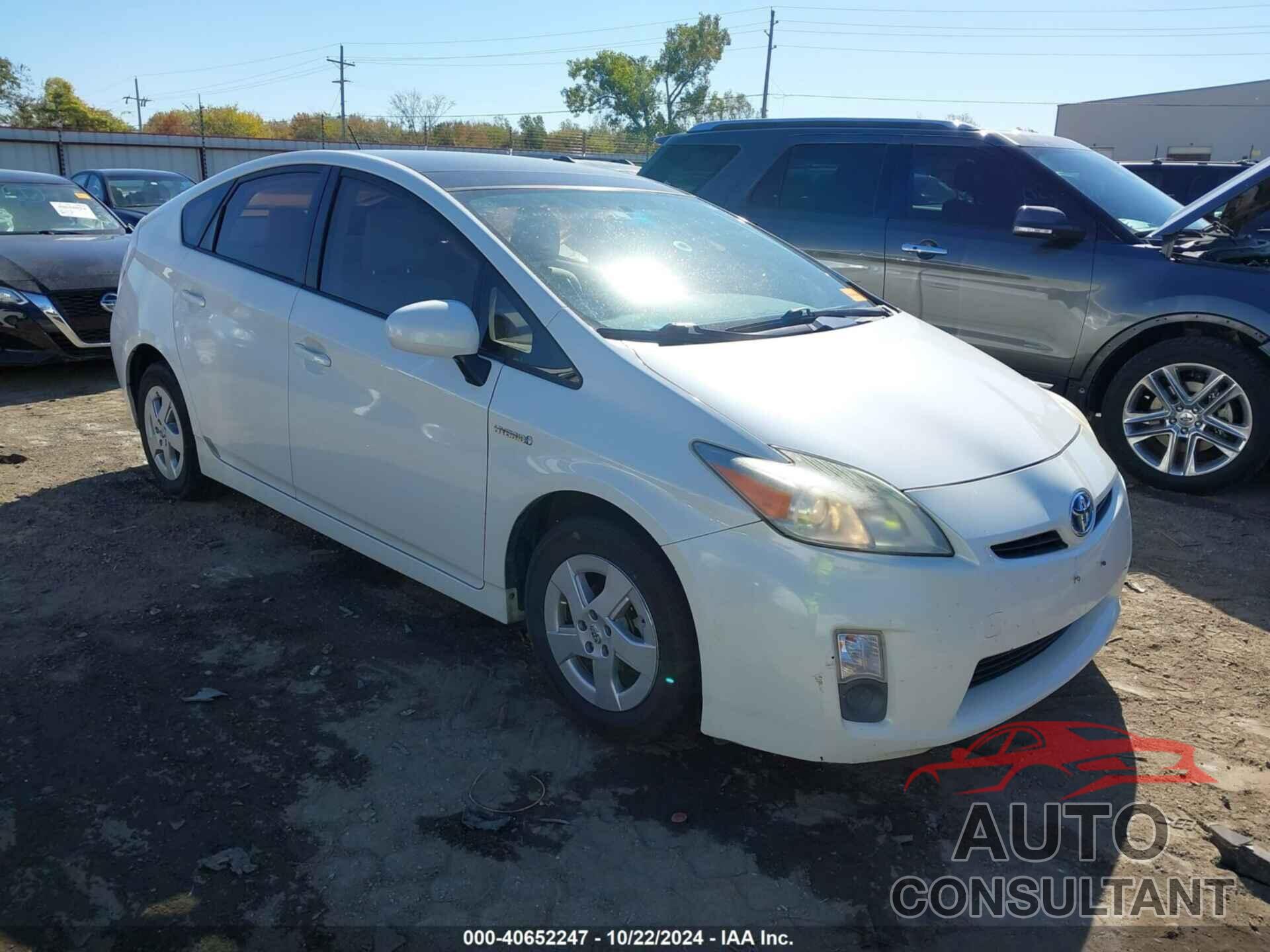 TOYOTA PRIUS 2010 - JTDKN3DU2A0140660