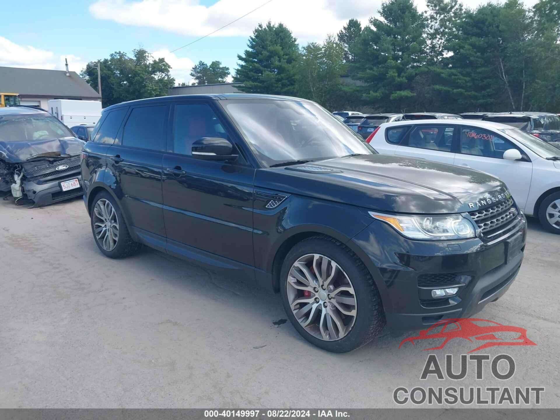 LAND ROVER RANGE ROVER SPORT 2016 - SALWR2EF7GA561379