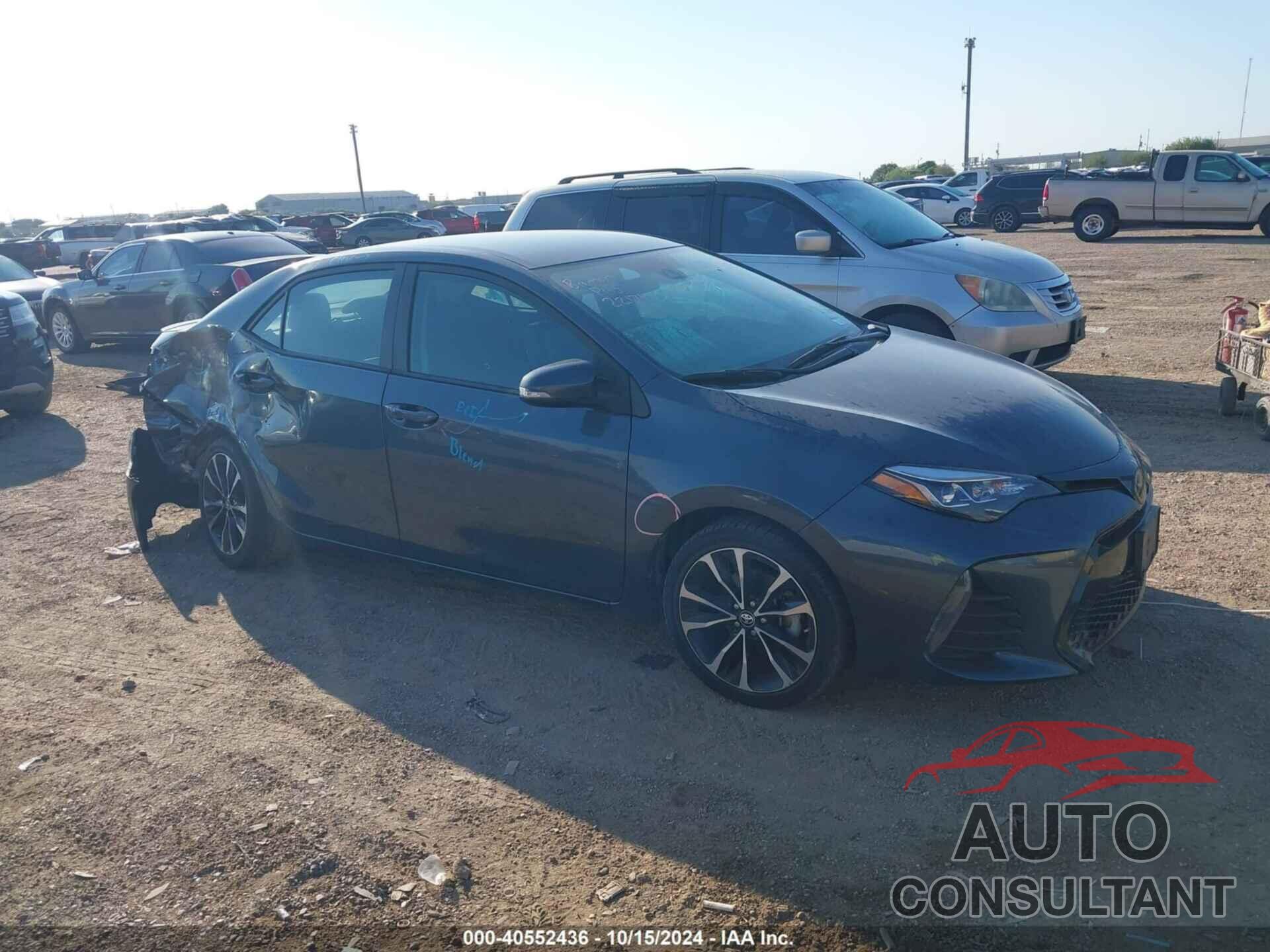 TOYOTA COROLLA 2019 - 2T1BURHE9KC166236