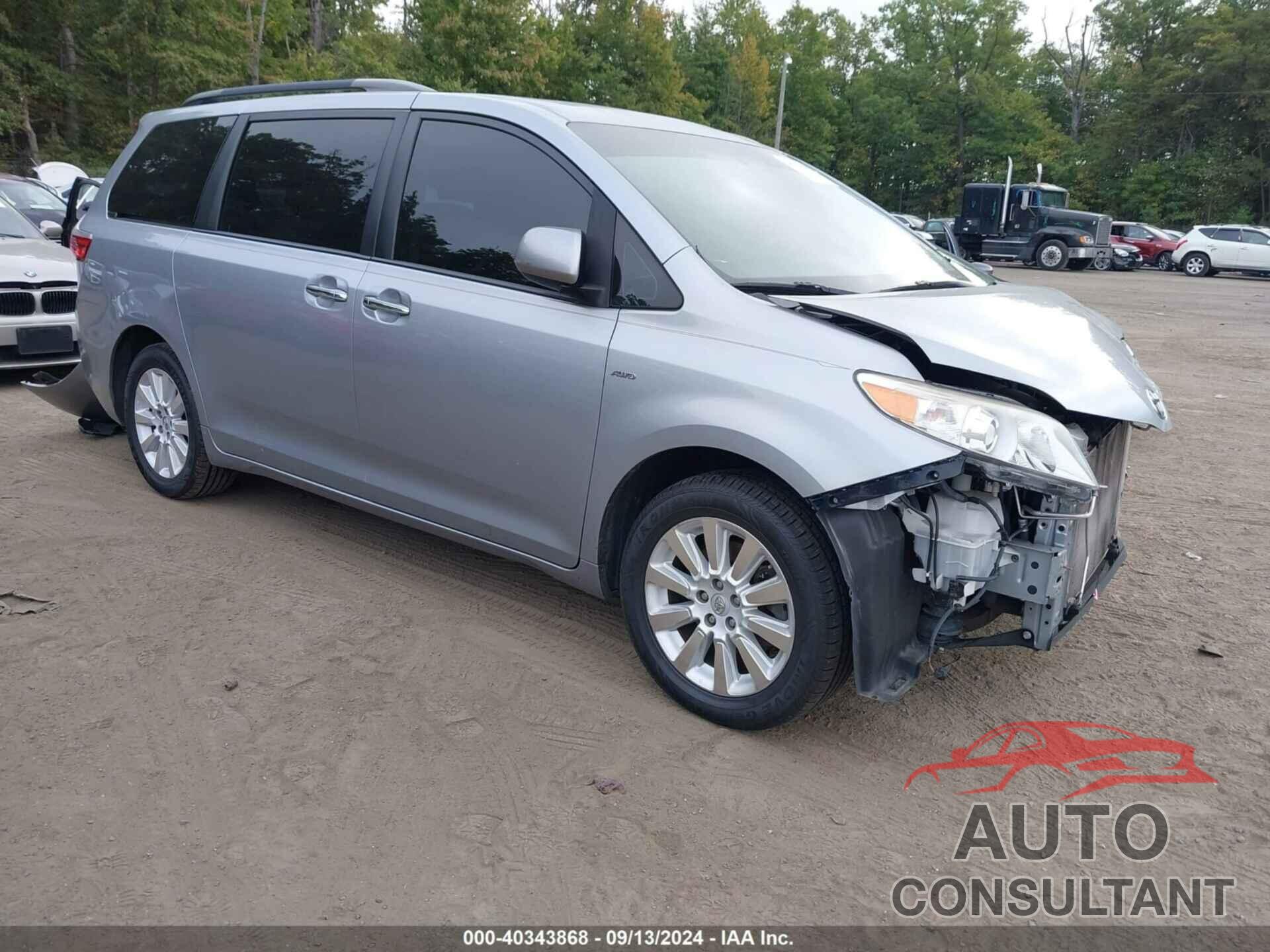 TOYOTA SIENNA 2016 - 5TDDK3DC7GS139695