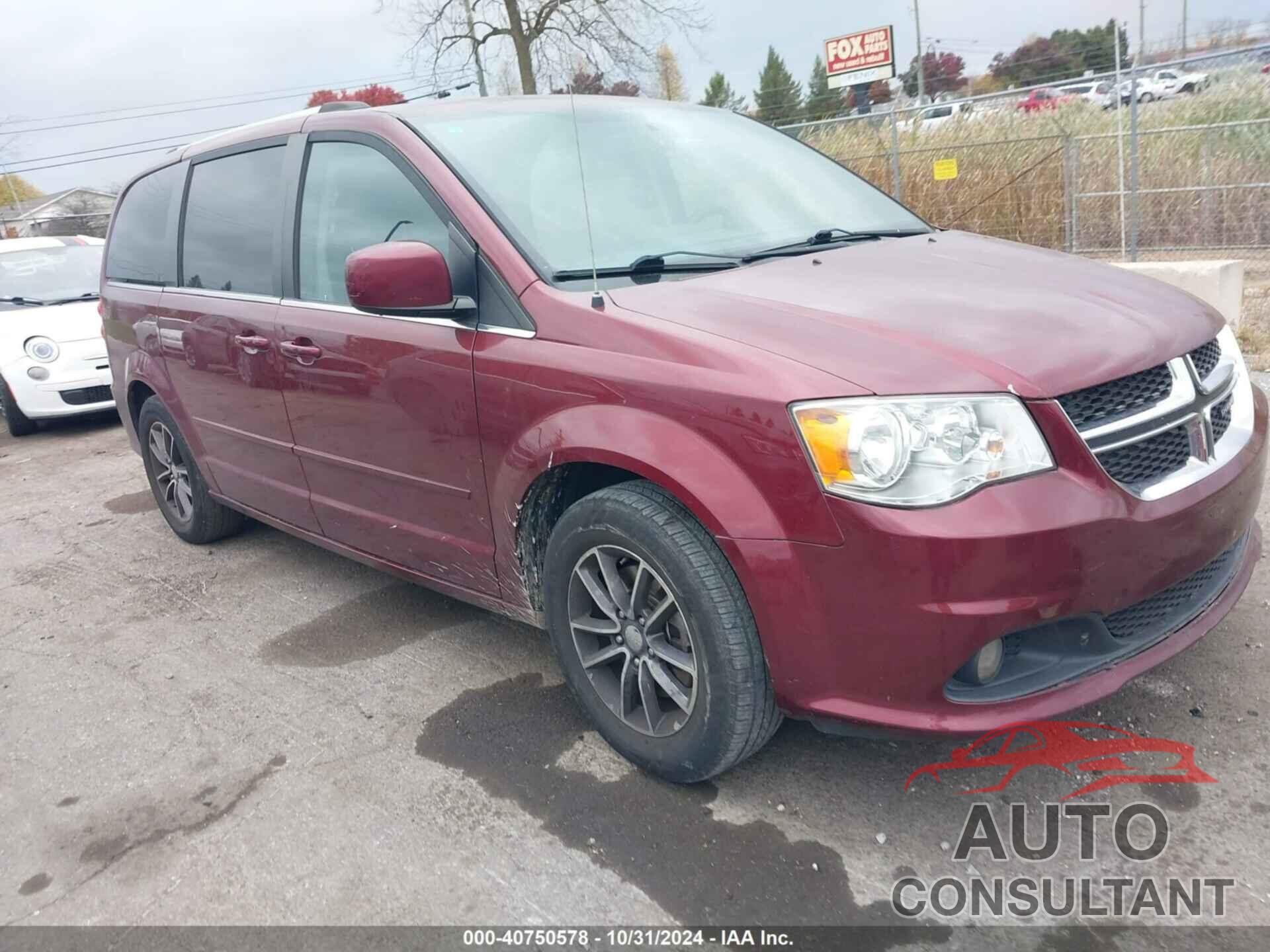 DODGE GRAND CARAVAN 2017 - 2C4RDGCG5HR766188