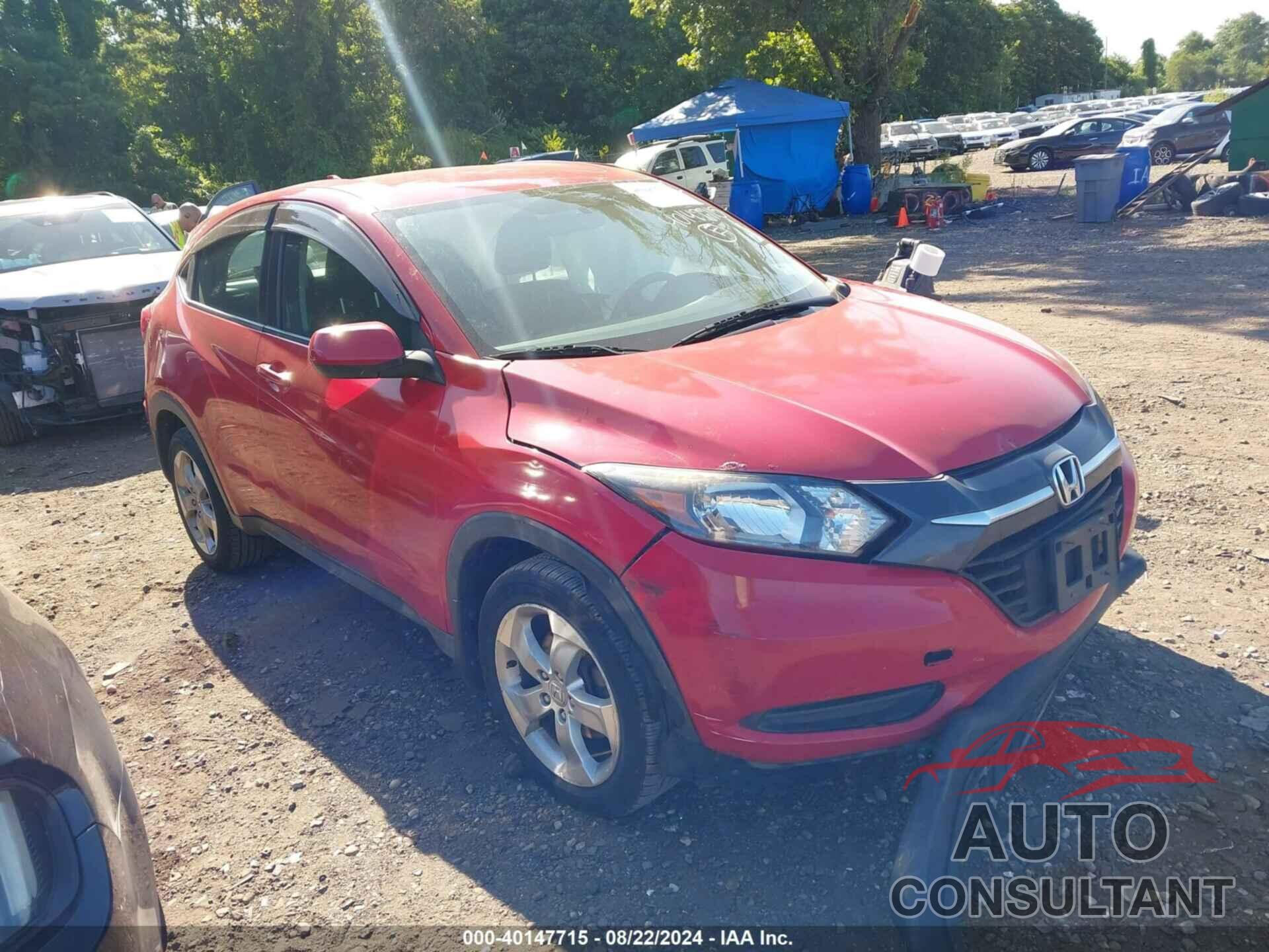 HONDA HR-V 2018 - 3CZRU6H37JG727723