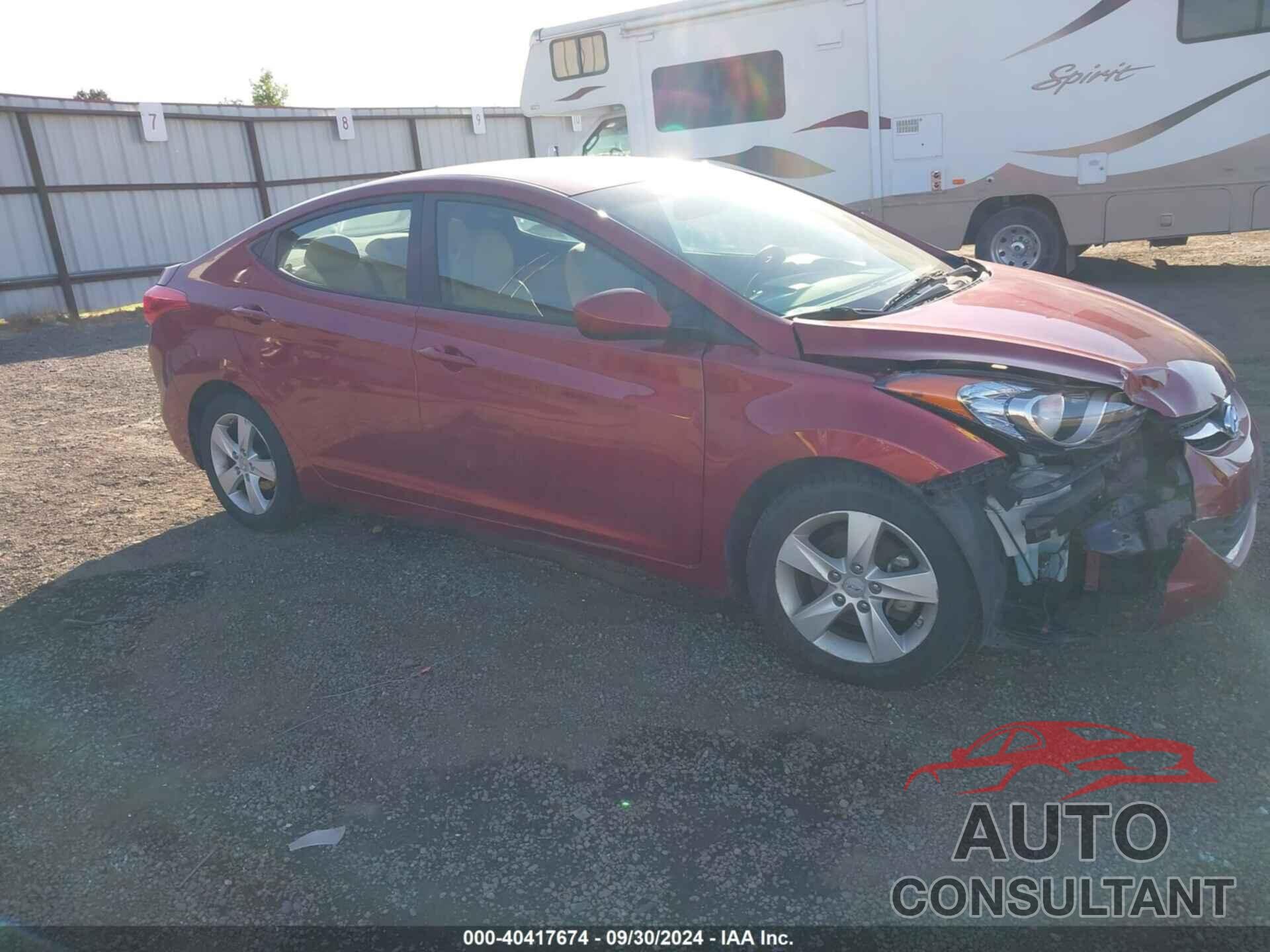HYUNDAI ELANTRA 2013 - 5NPDH4AE2DH206537