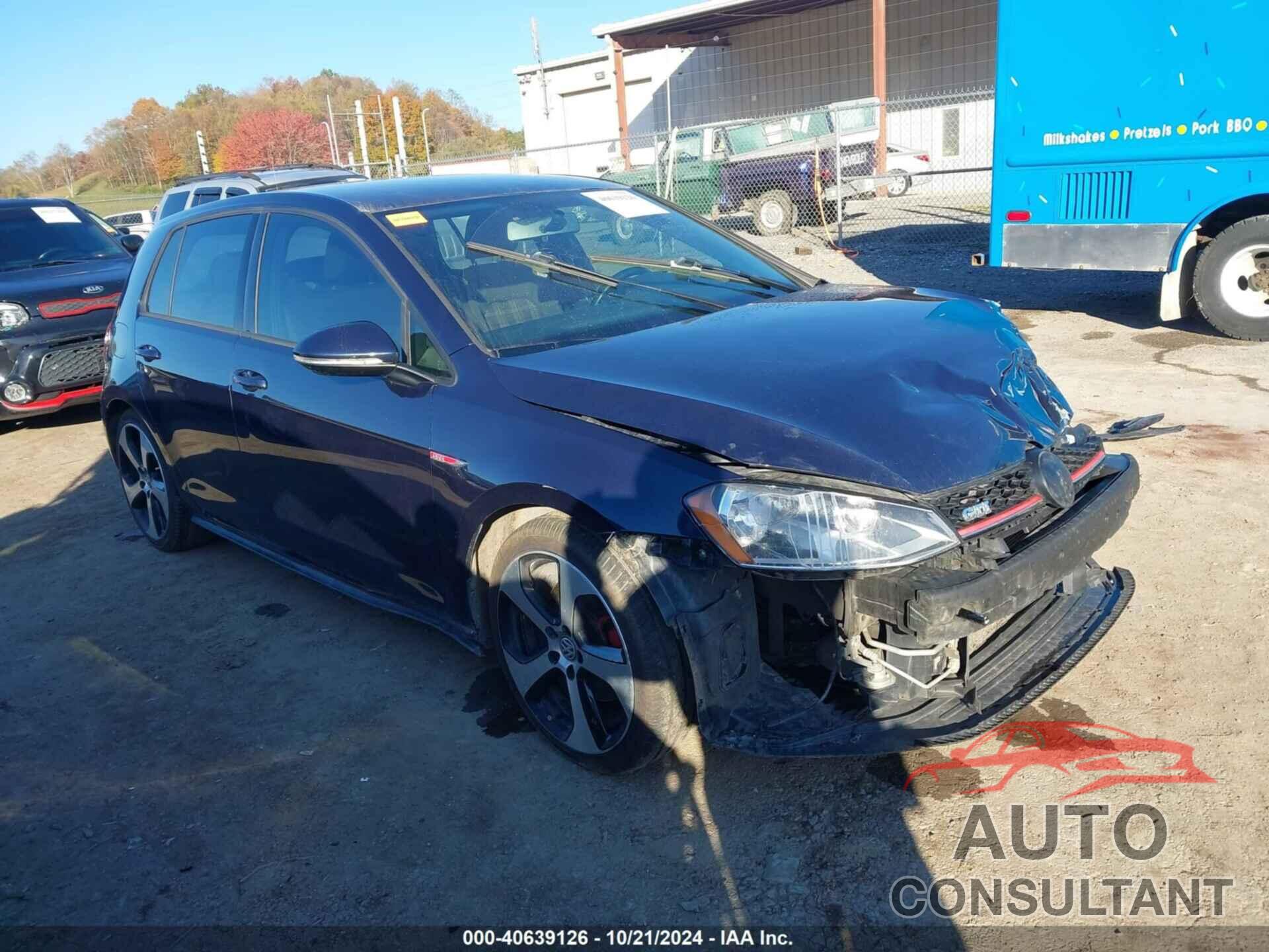 VOLKSWAGEN GOLF GTI 2017 - 3VW5T7AUXHM061840