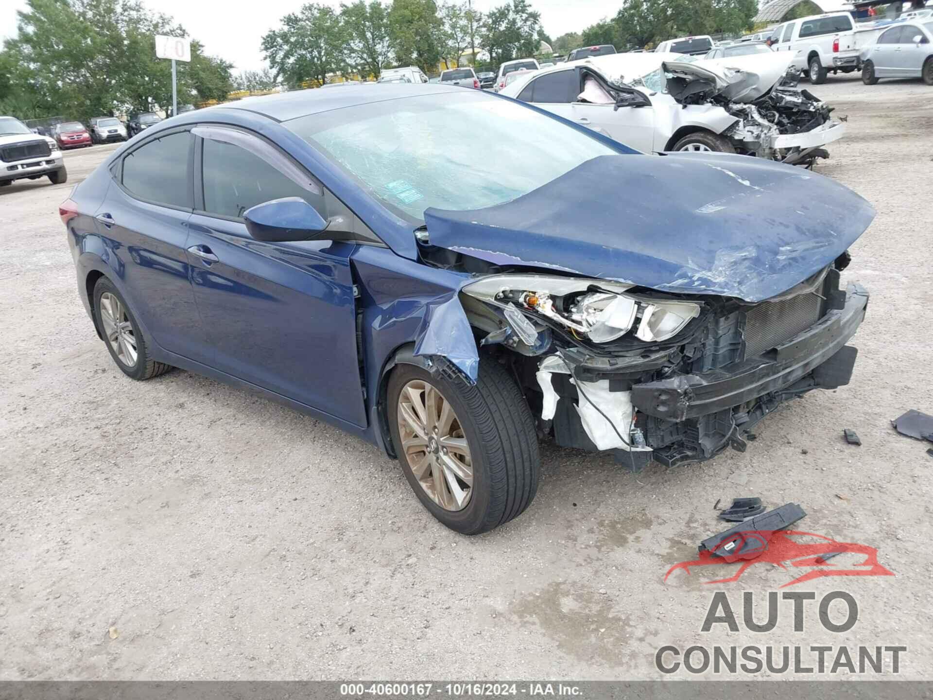 HYUNDAI ELANTRA 2015 - 5NPDH4AE2FH606892