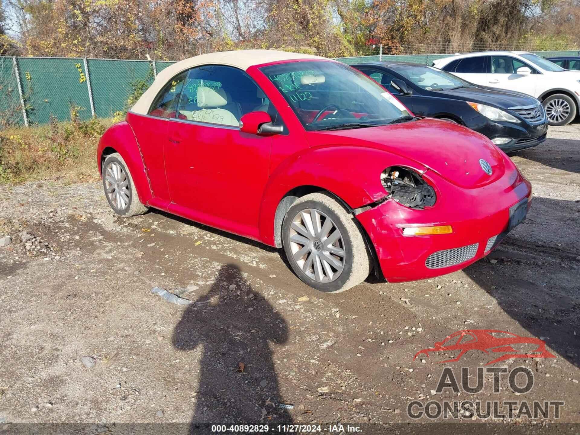 VOLKSWAGEN NEW BEETLE 2009 - 3VWRG31Y99M410215