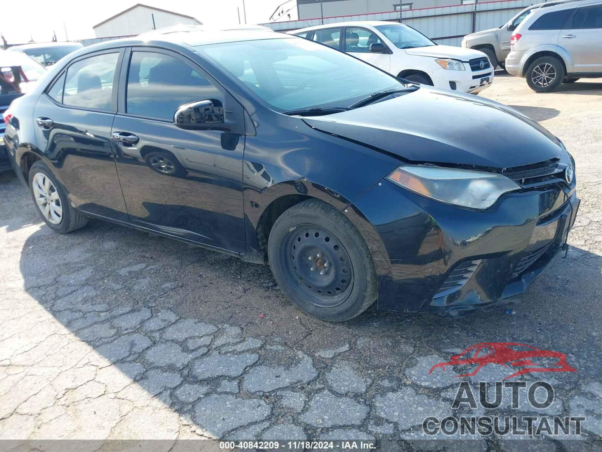 TOYOTA COROLLA 2016 - 5YFBURHE2GP439881