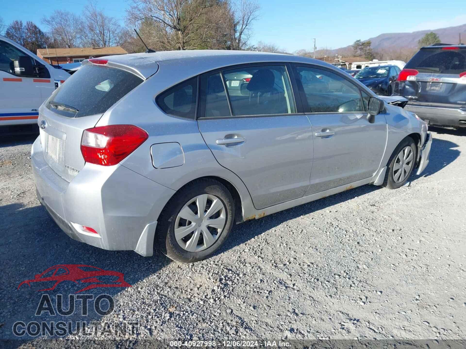 SUBARU IMPREZA 2012 - JF1GPAA65CH227800