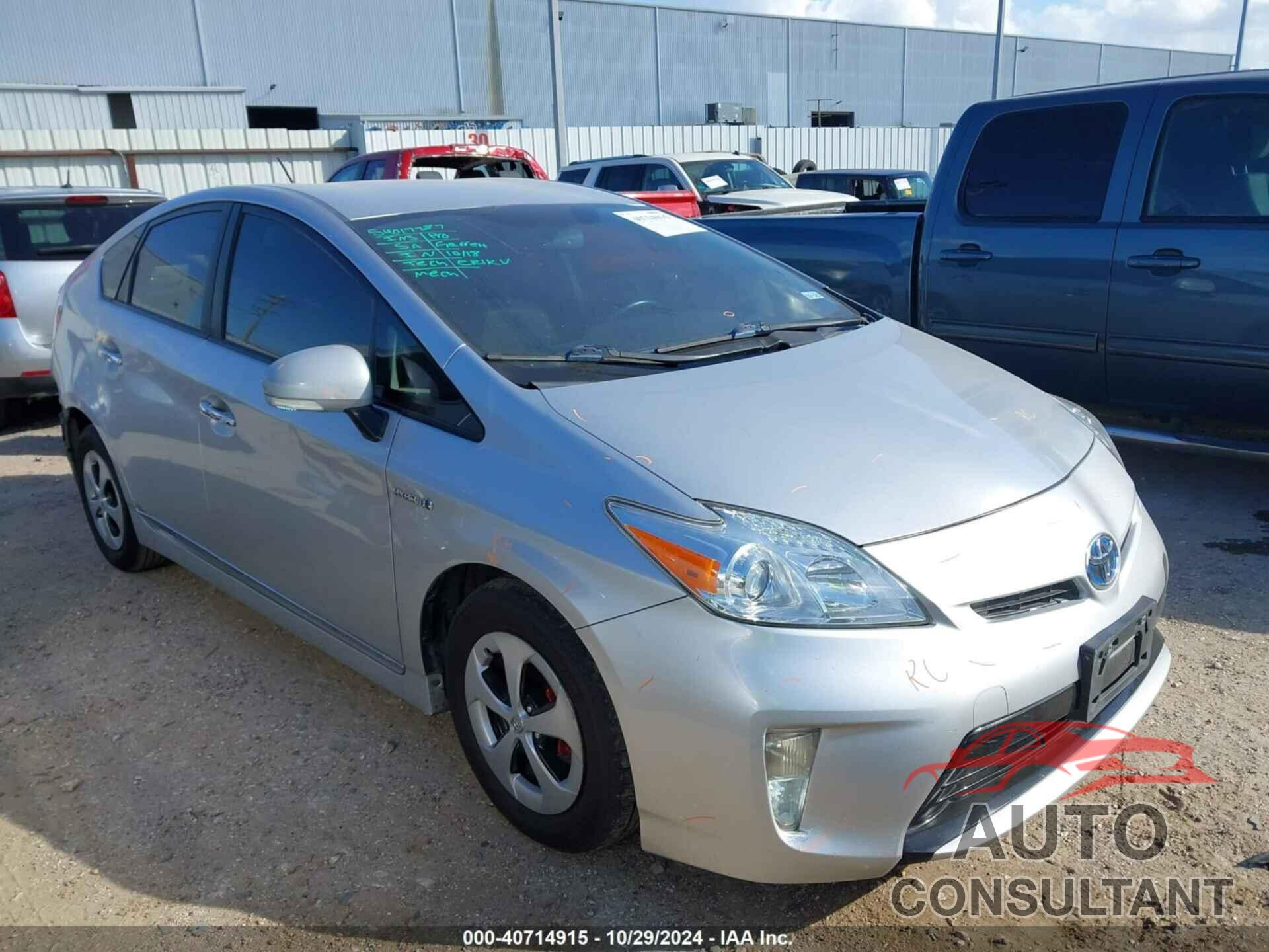 TOYOTA PRIUS 2012 - JTDKN3DU9C5390905