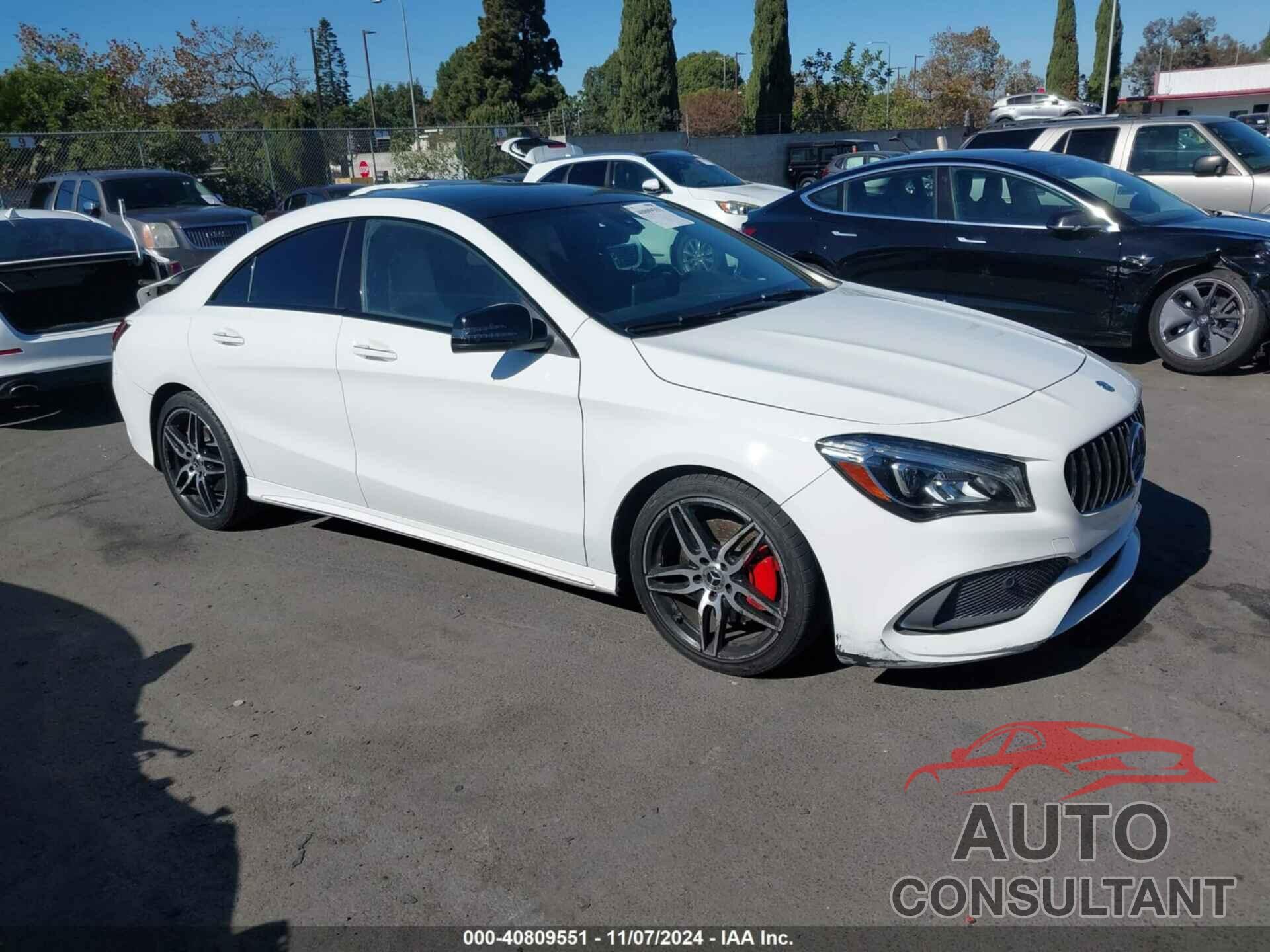 MERCEDES-BENZ CLA 250 2019 - WDDSJ4EB6KN730112