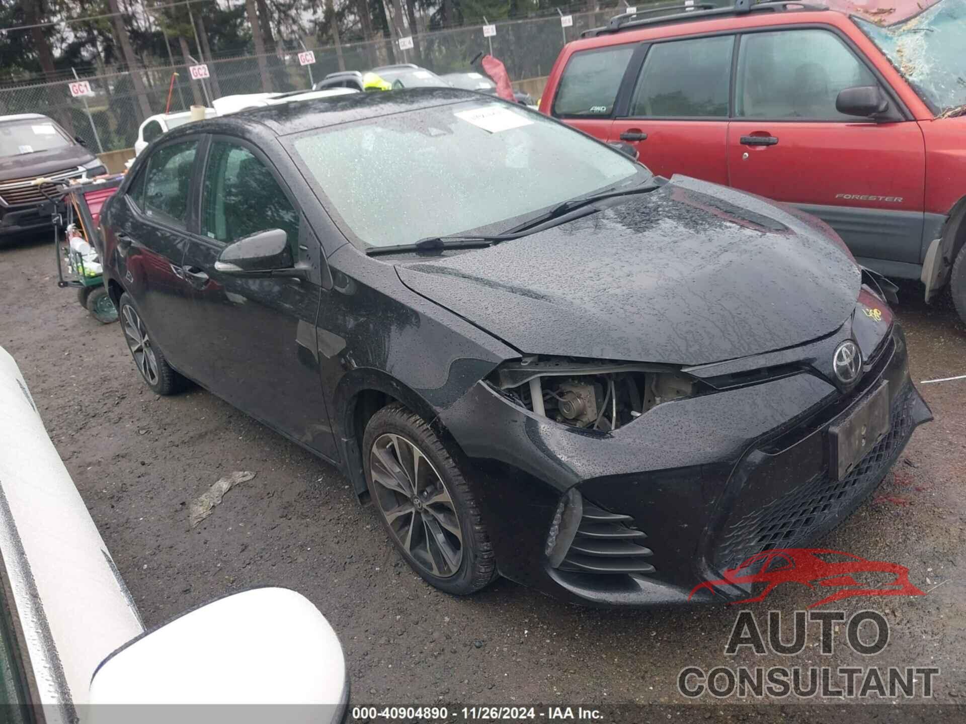 TOYOTA COROLLA 2019 - 2T1BURHE1KC187291