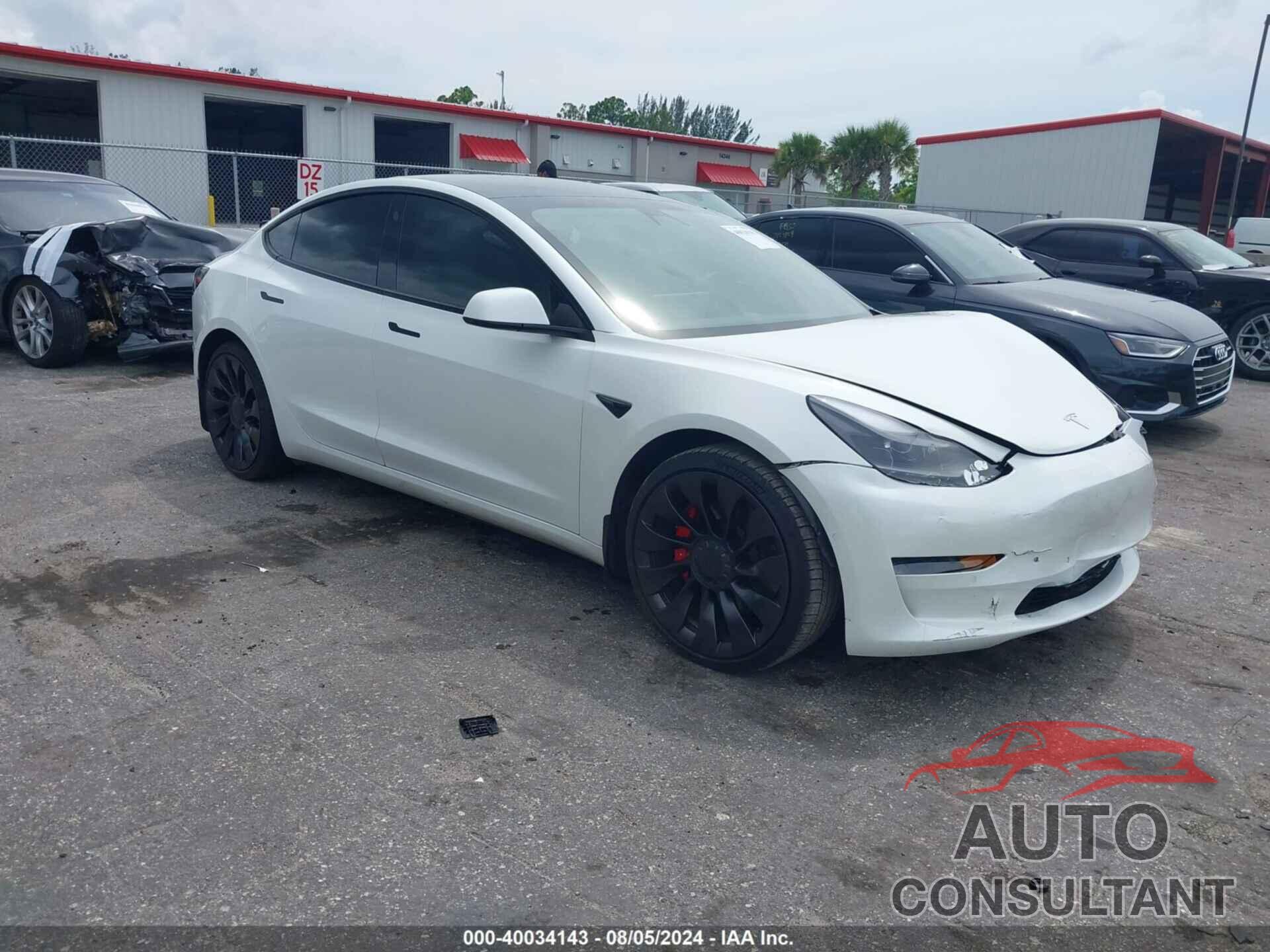 TESLA MODEL 3 2022 - 5YJ3E1EC5NF154915