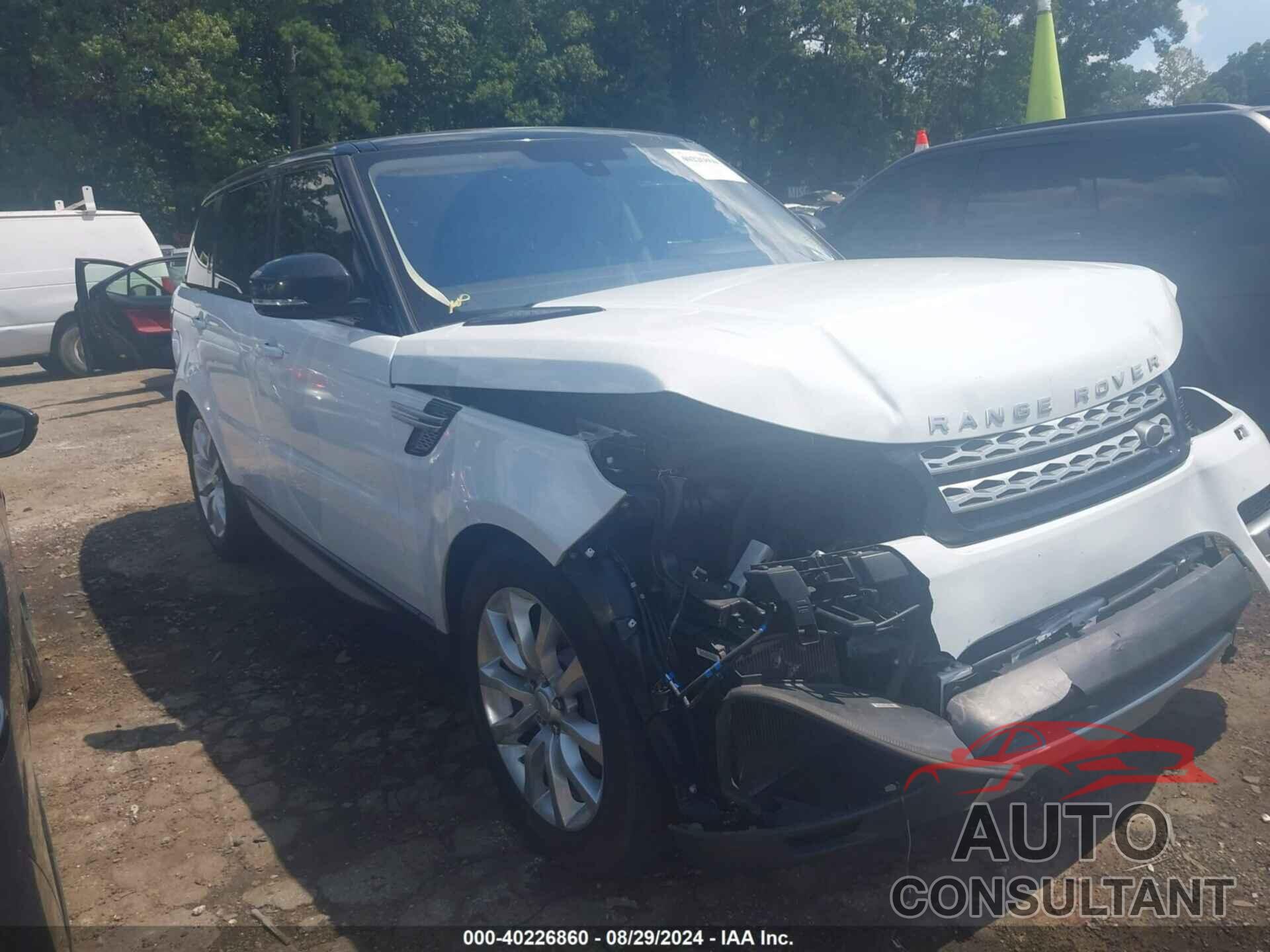 LAND ROVER RANGE ROVER SPORT 2016 - SALWR2PF6GA598582