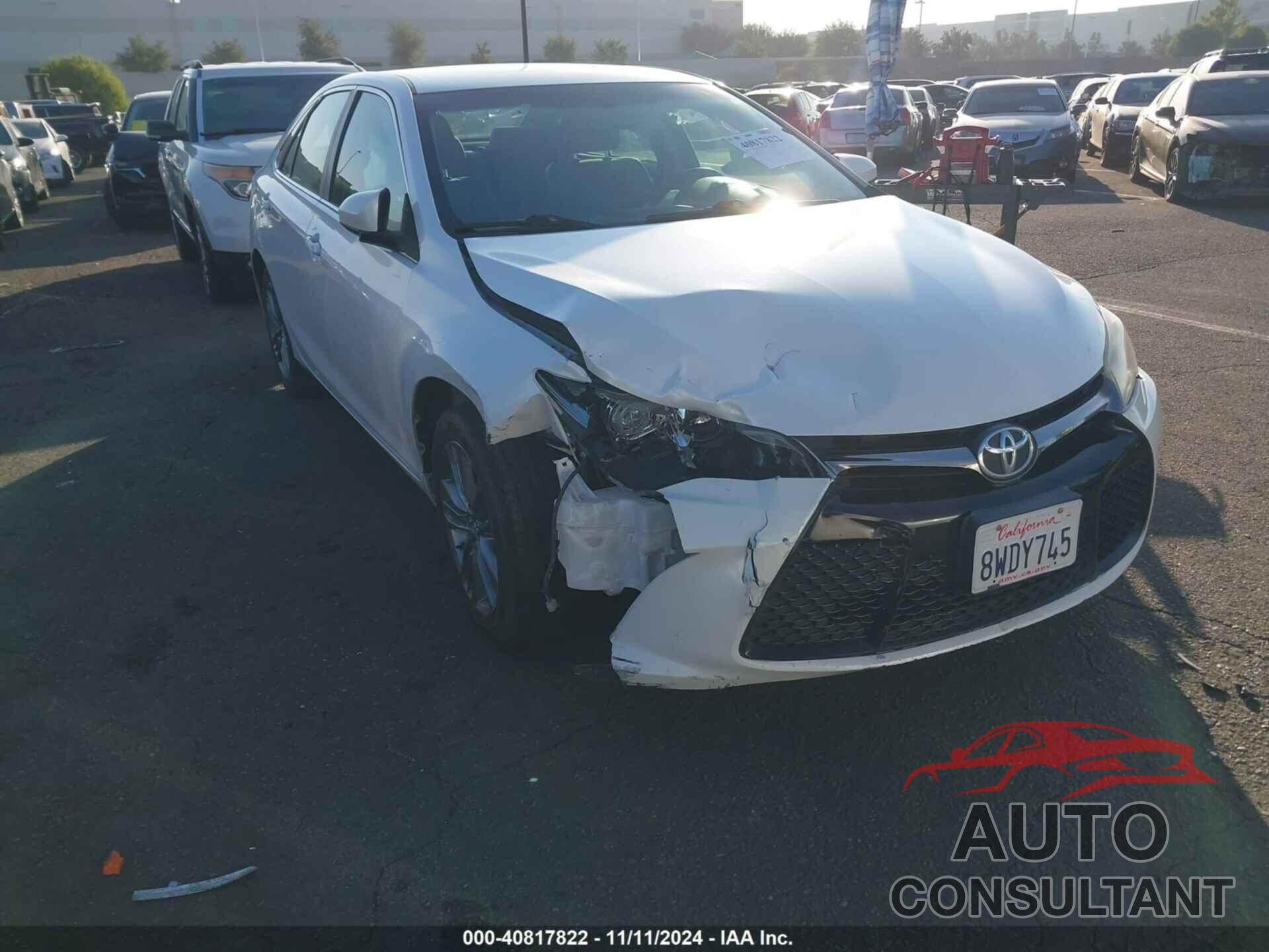TOYOTA CAMRY 2017 - 4T1BF1FK4HU449302