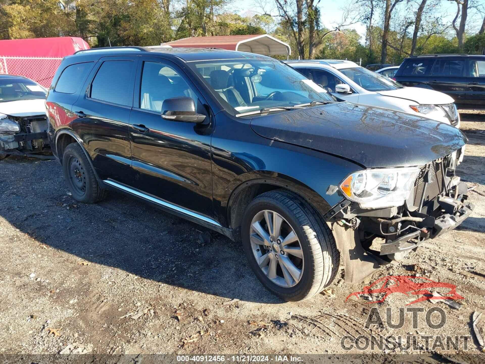 DODGE DURANGO 2012 - 1C4SDHDT5CC112540