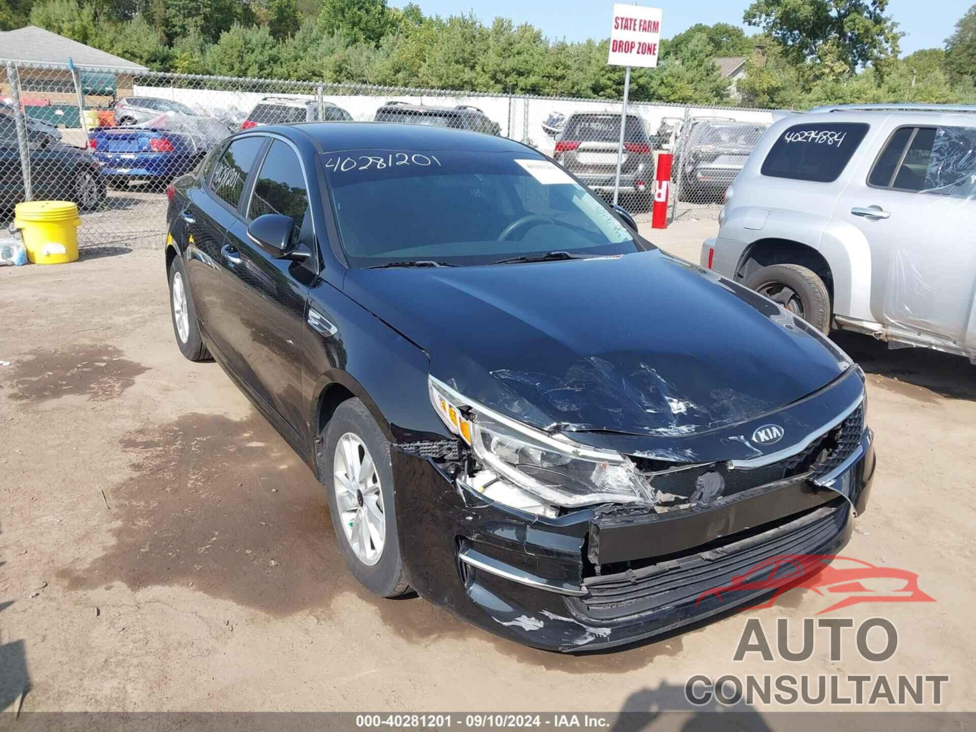 KIA OPTIMA 2018 - 5XXGT4L3XJG186682