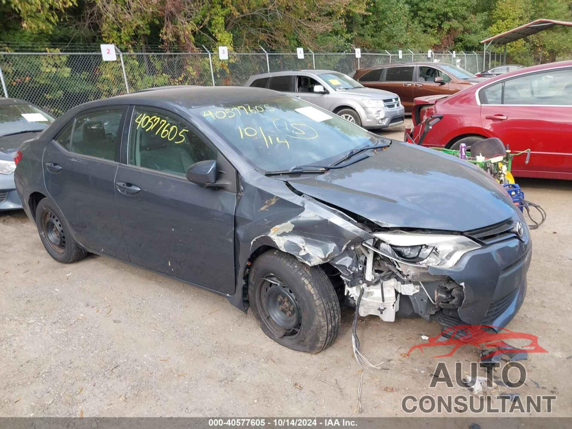 TOYOTA COROLLA 2015 - 2T1BURHEXFC358223