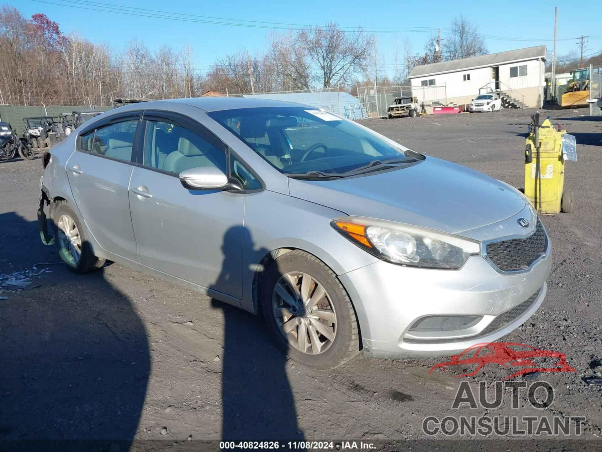 KIA FORTE 2014 - KNAFX4A64E5144108