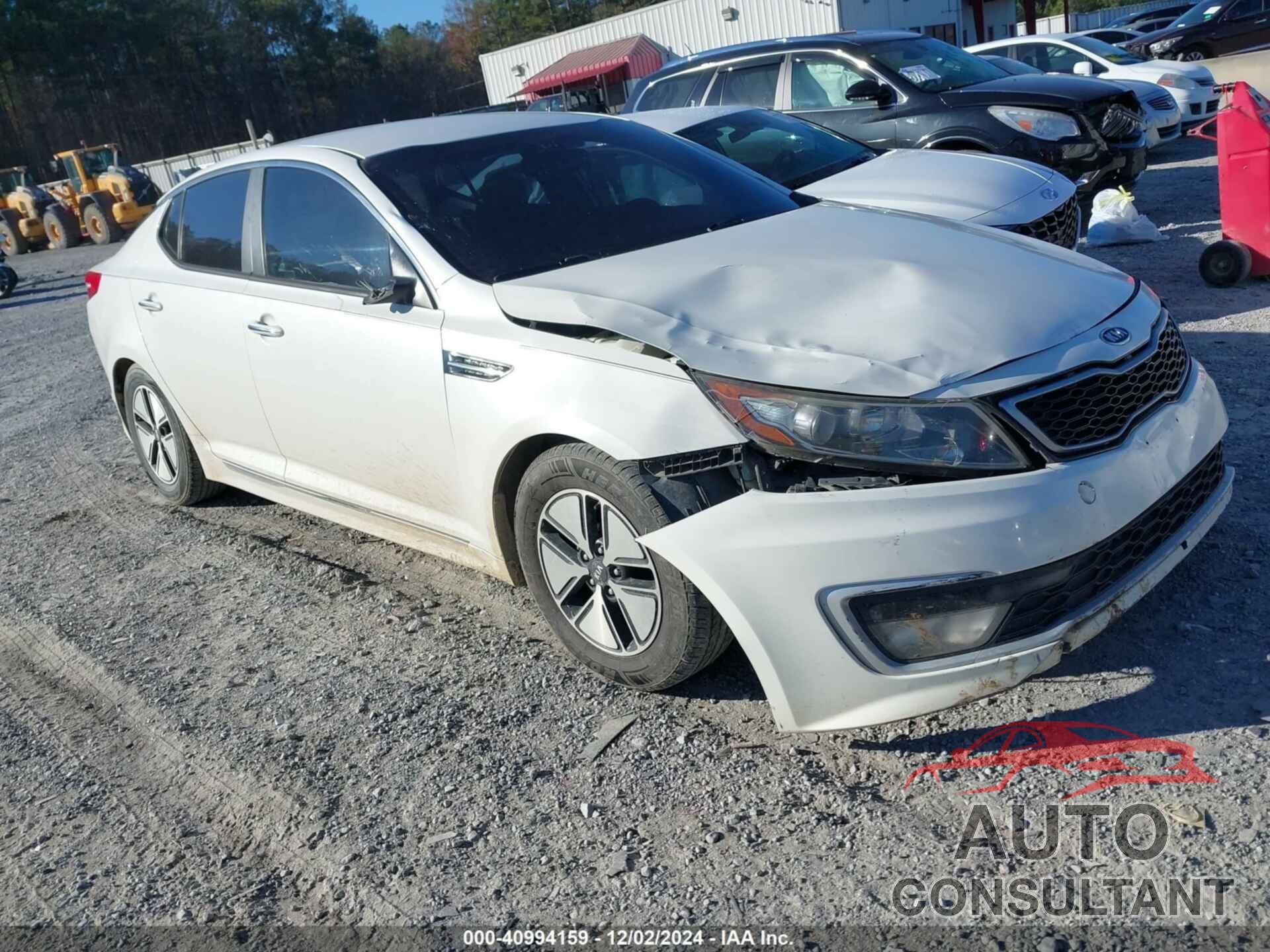 KIA OPTIMA HYBRID 2011 - KNAGM4AD2B5007112