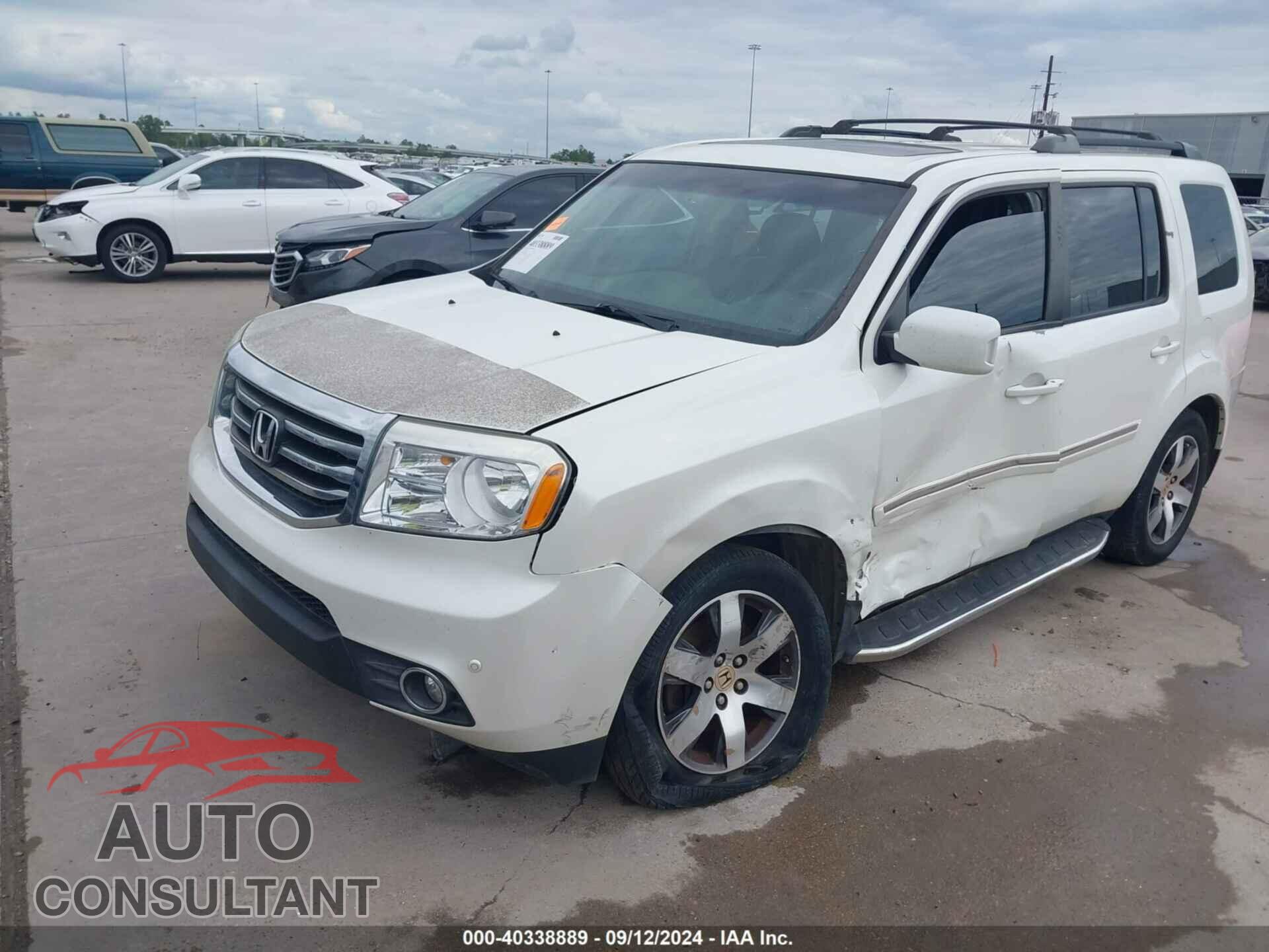 HONDA PILOT 2012 - 5FNYF4H94CB033892