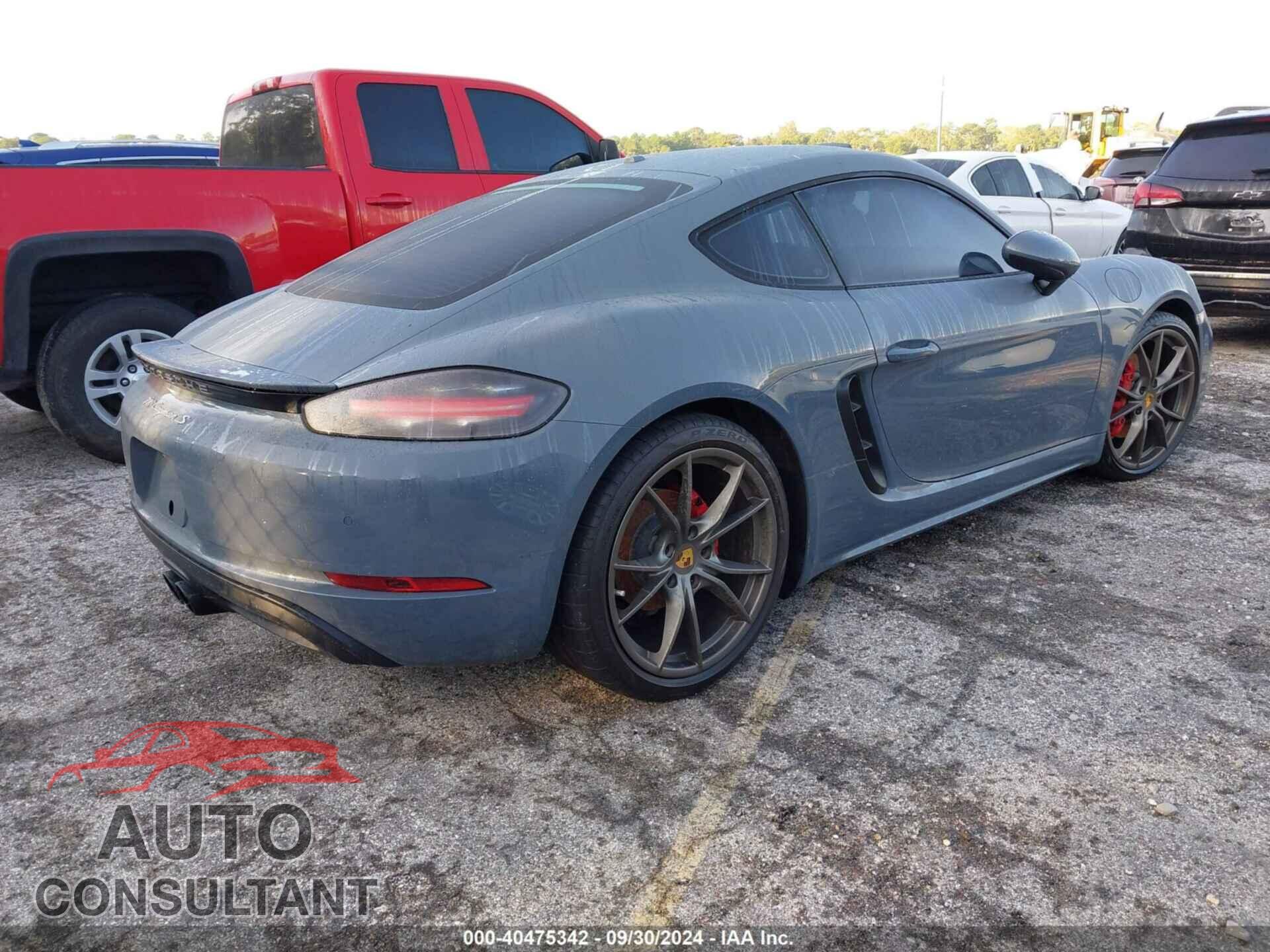 PORSCHE CAYMAN 2017 - WP0AB2A83HS285114