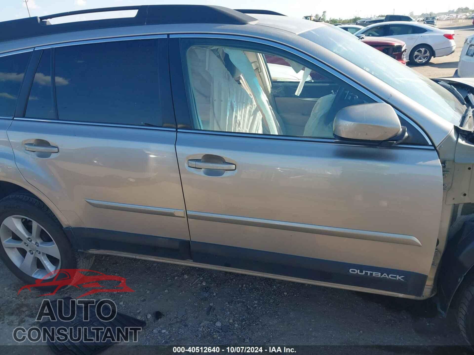 SUBARU OUTBACK 2014 - 4S4BRBCC3E3280692