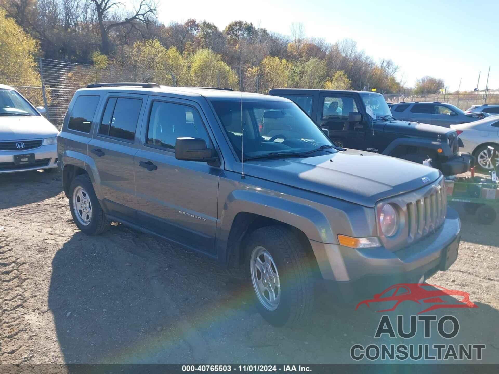 JEEP PATRIOT 2012 - 1C4NJPBA5CD623113