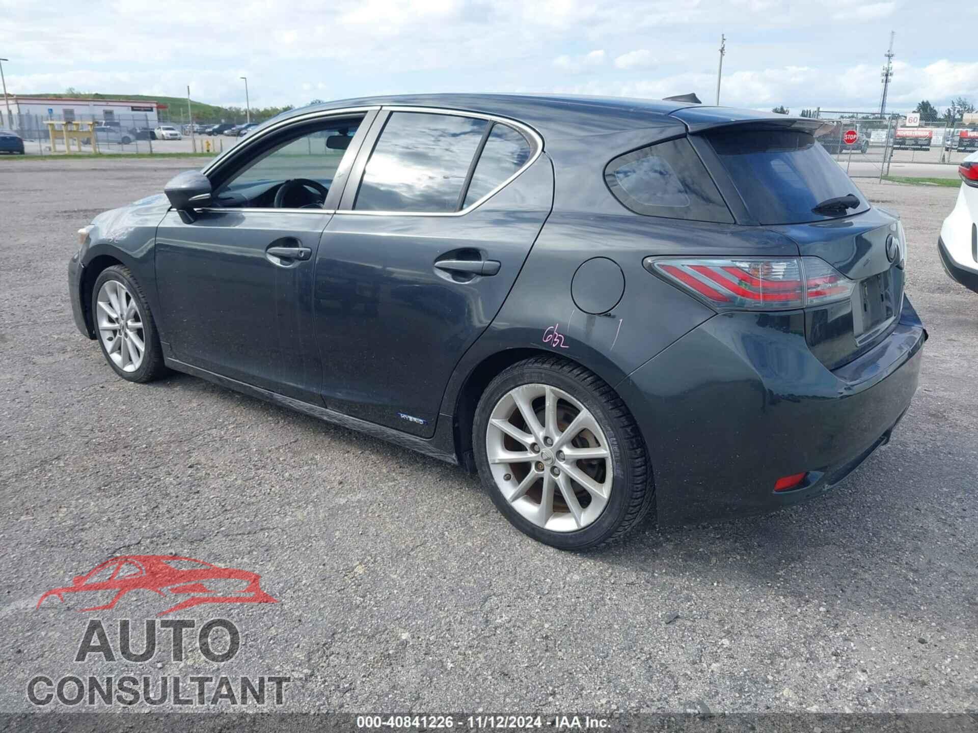 LEXUS CT 200H 2011 - JTHKD5BH3B2004367
