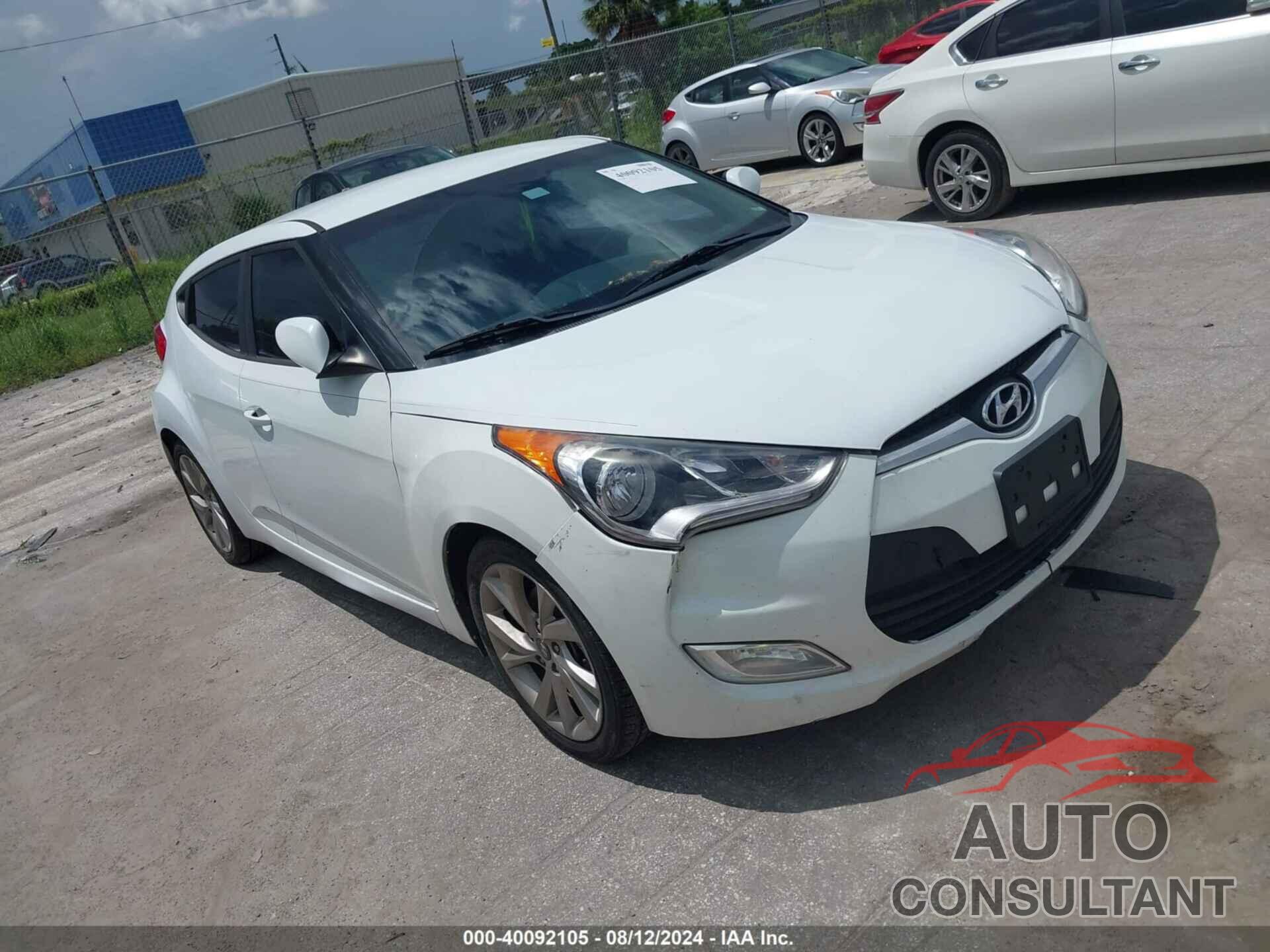 HYUNDAI VELOSTER 2017 - KMHTC6ADXHU321505