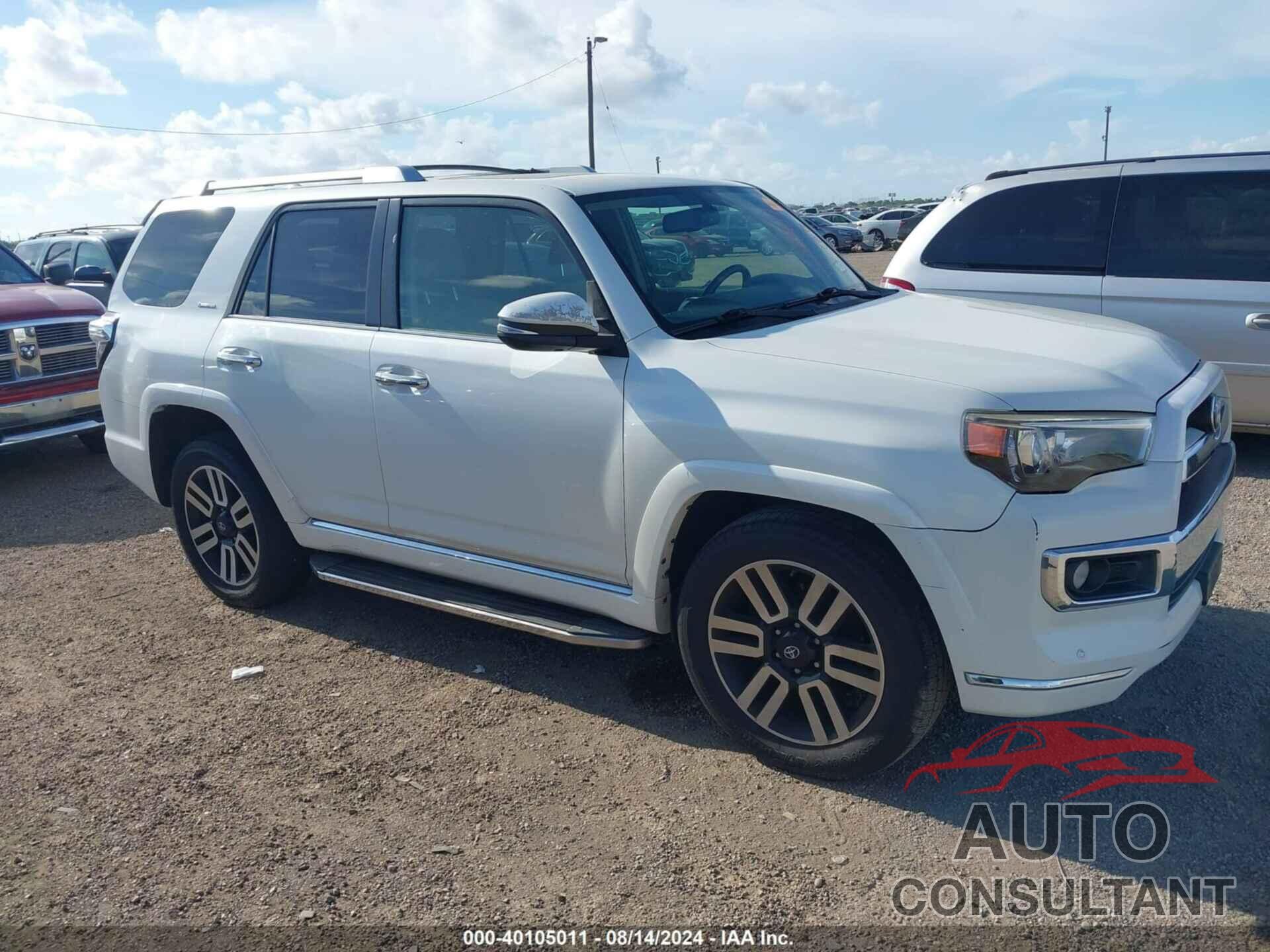 TOYOTA 4RUNNER 2016 - JTEZU5JR7G5117315