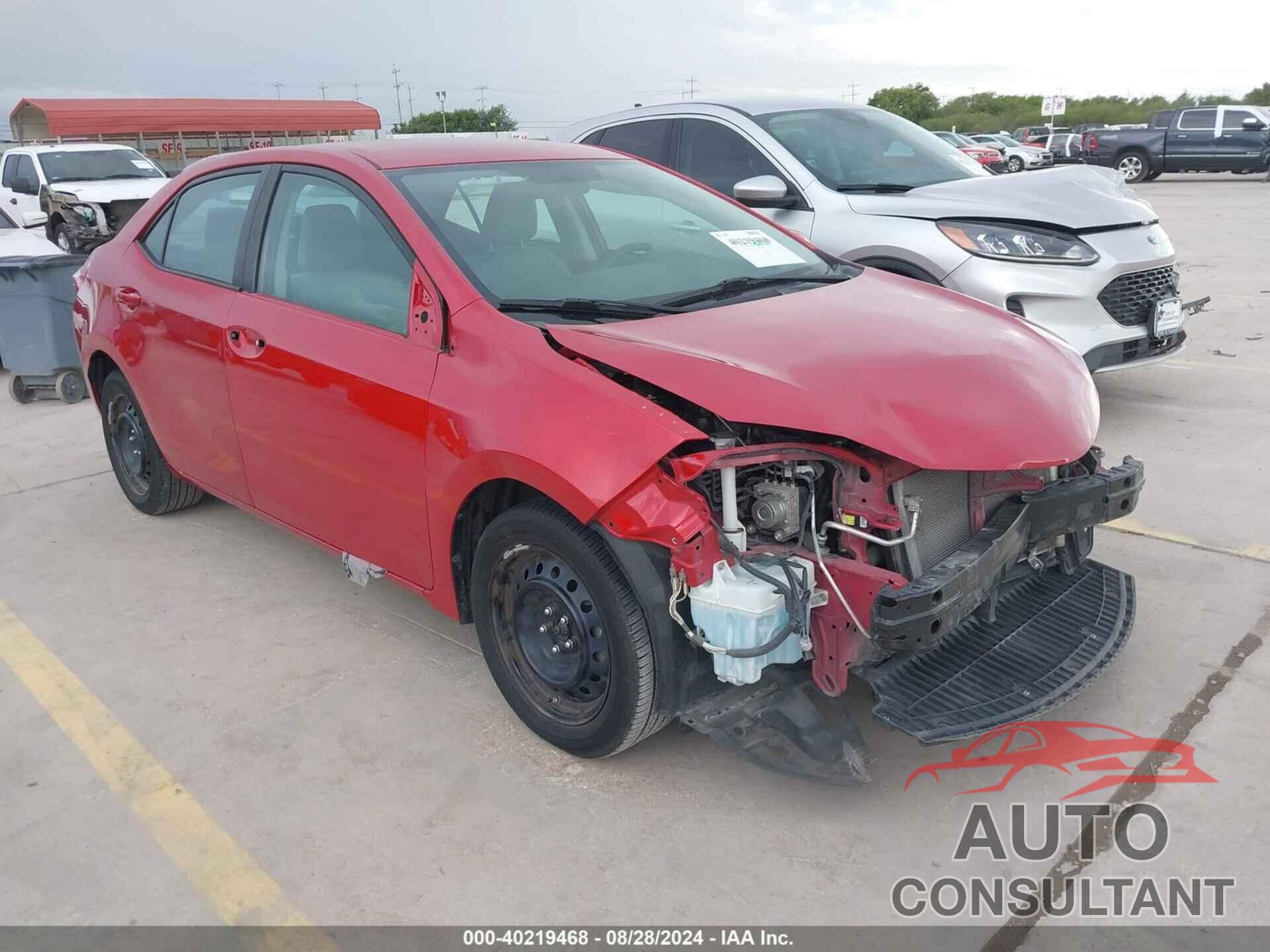 TOYOTA COROLLA 2016 - 2T1BURHE1GC668908