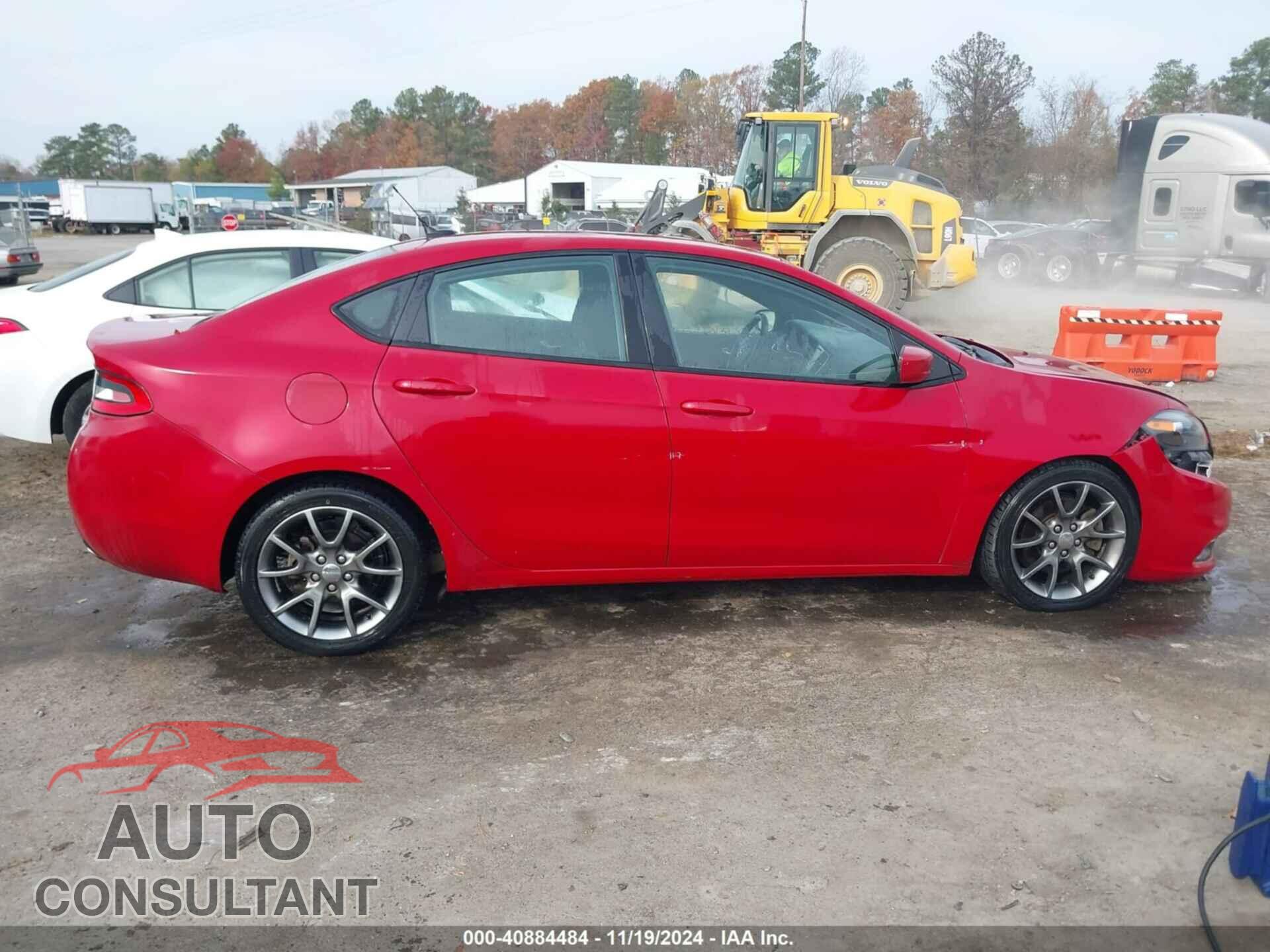 DODGE DART 2013 - 1C3CDFBA9DD122840