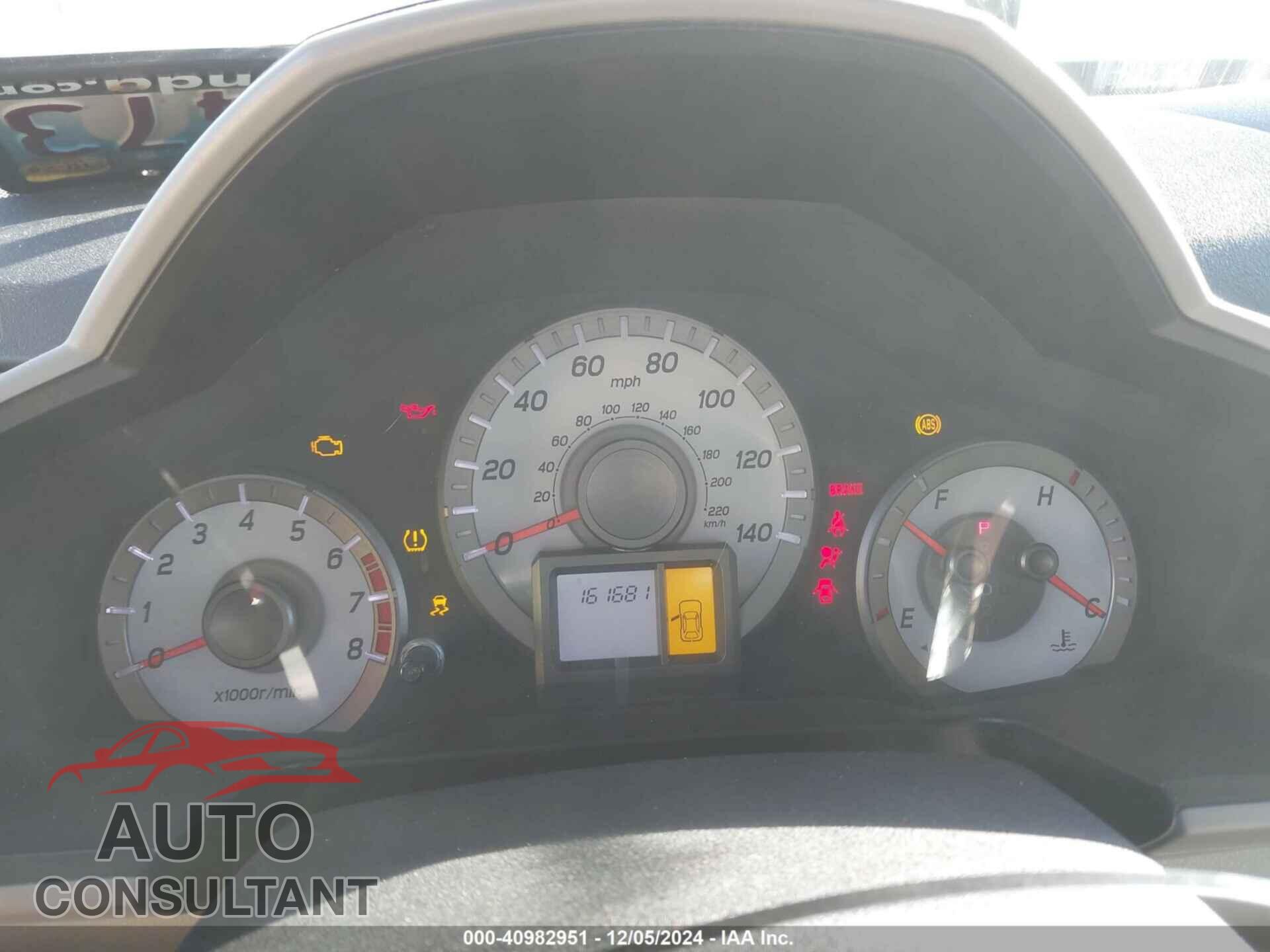 HONDA PILOT 2012 - 5FNYF4H21CB060647