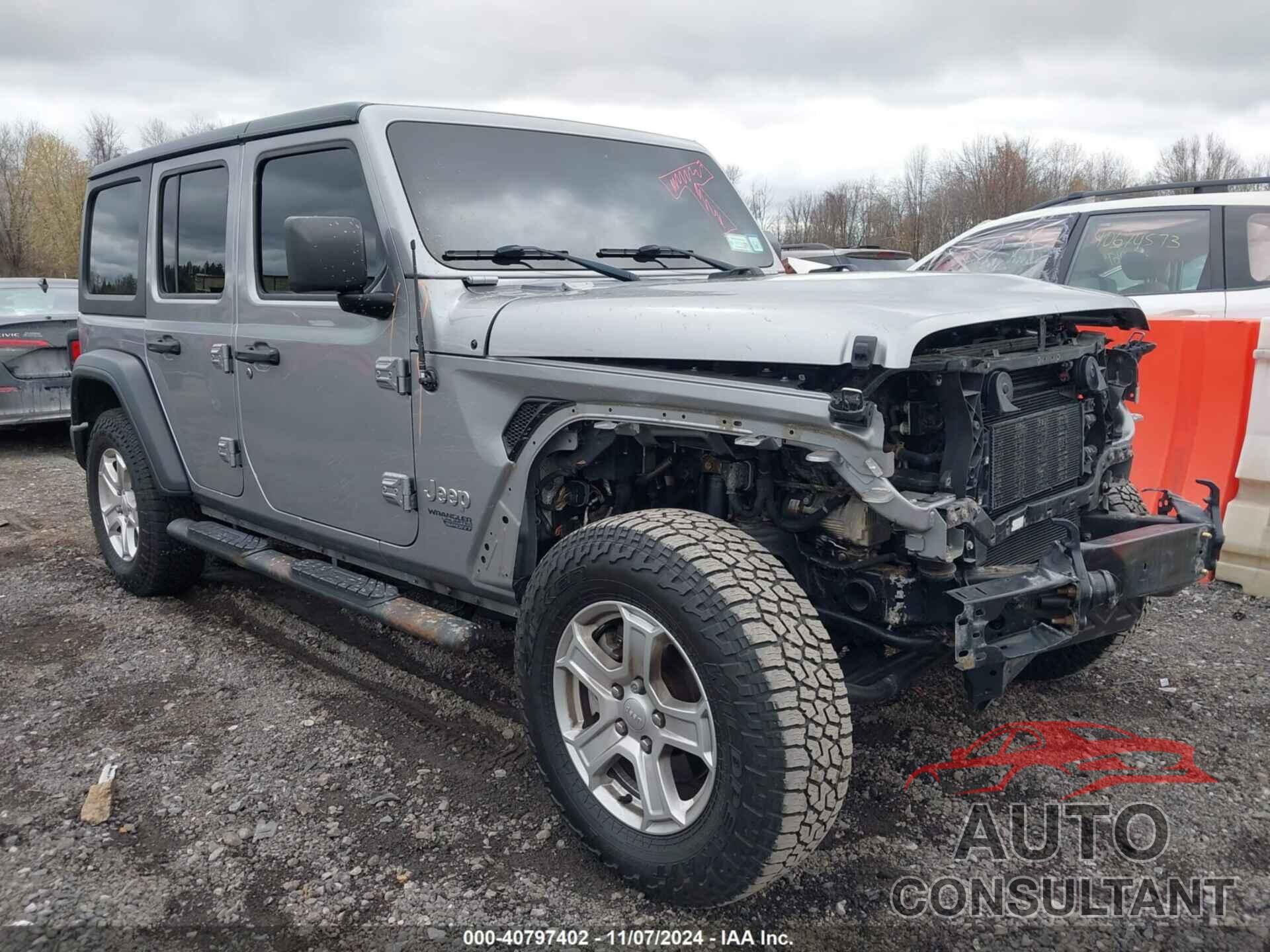 JEEP WRANGLER UNLIMITED 2019 - 1C4HJXDN6KW624304