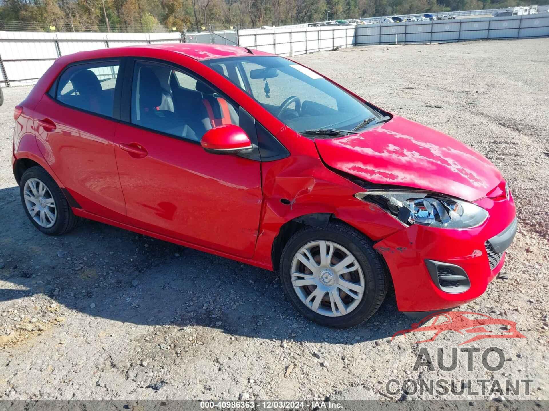 MAZDA MAZDA2 2011 - JM1DE1HY4B0126366