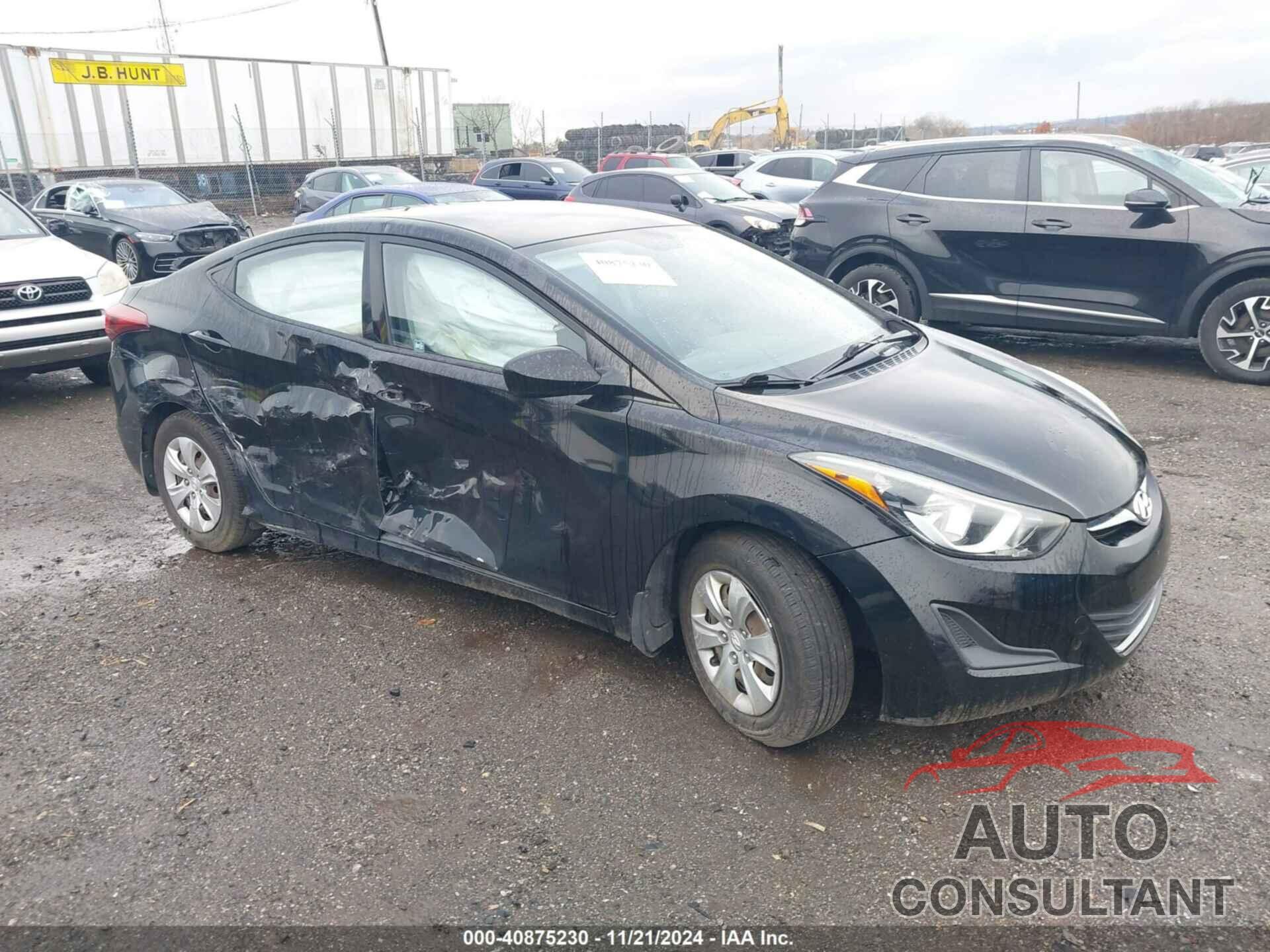 HYUNDAI ELANTRA 2016 - KMHDH4AEXGU544080