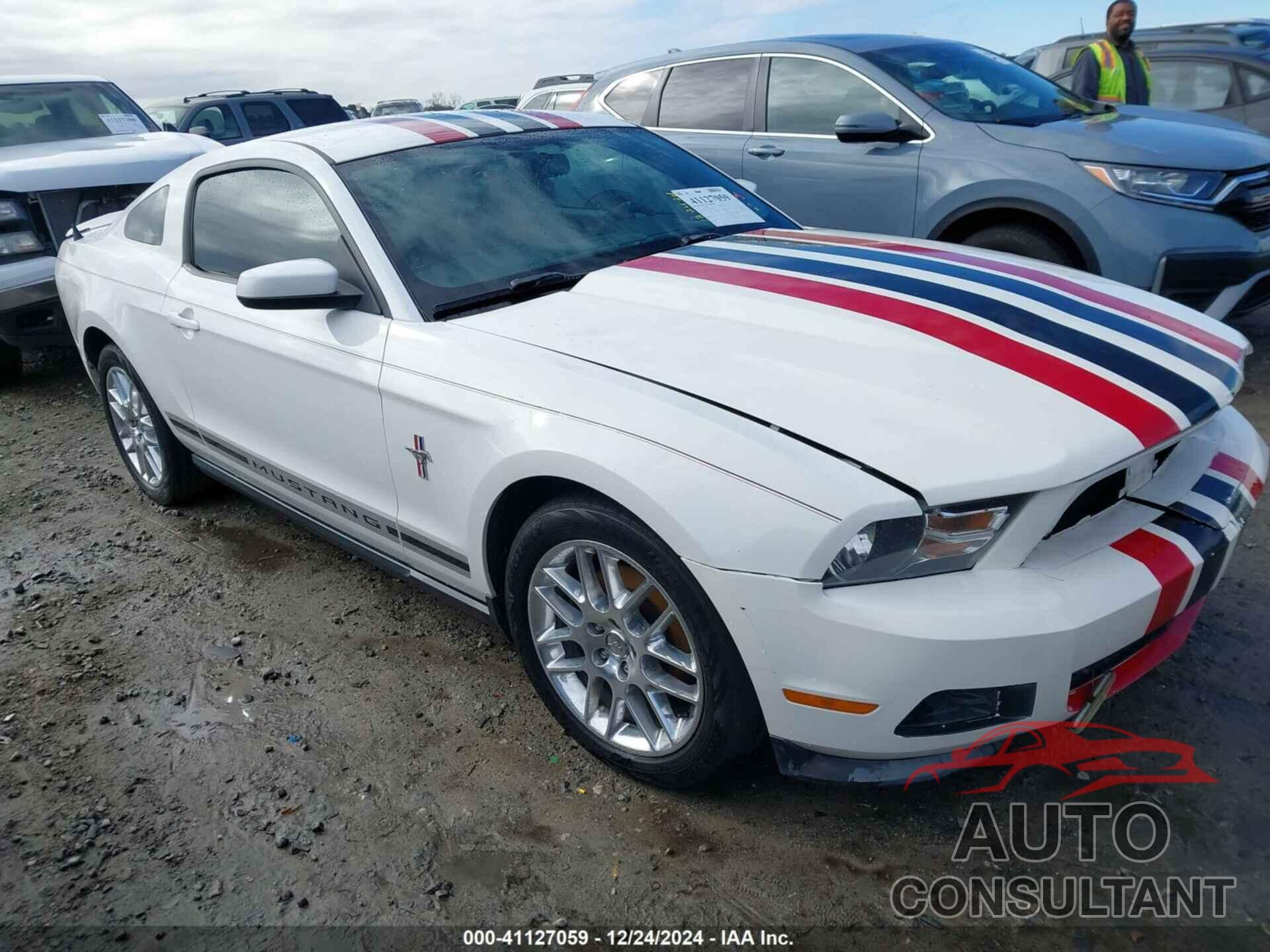 FORD MUSTANG 2012 - 1ZVBP8AM9C5233870