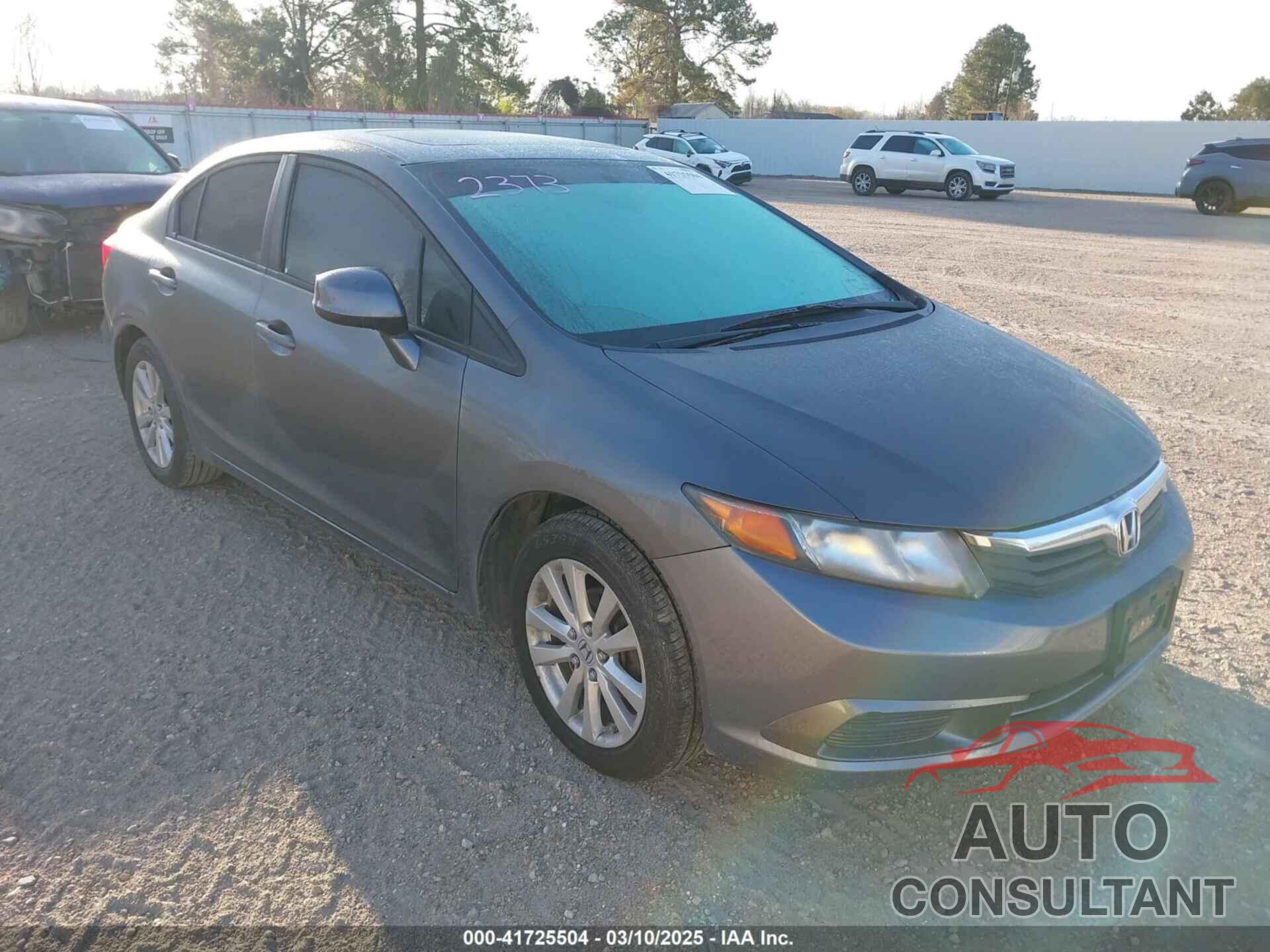 HONDA CIVIC 2012 - 19XFB2F89CE008252